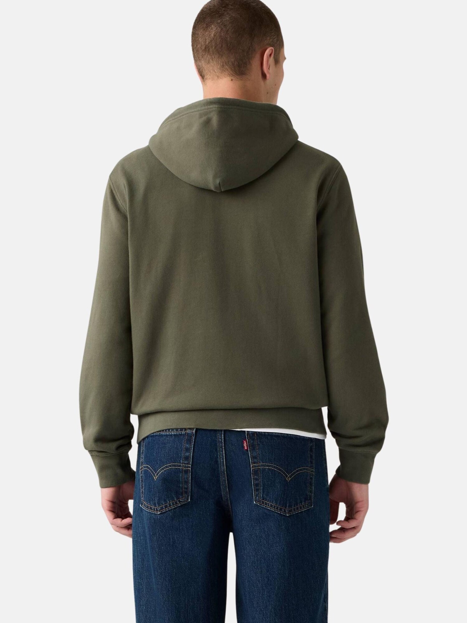 LEVI'S ® Sudadera con cremallera oliva – imagen 3
