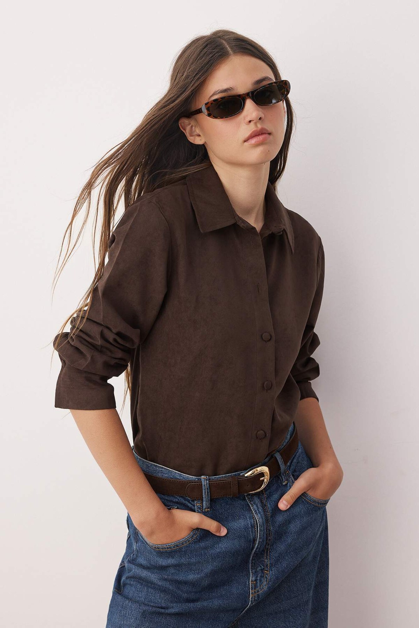 Trendyol Blusa  marrón