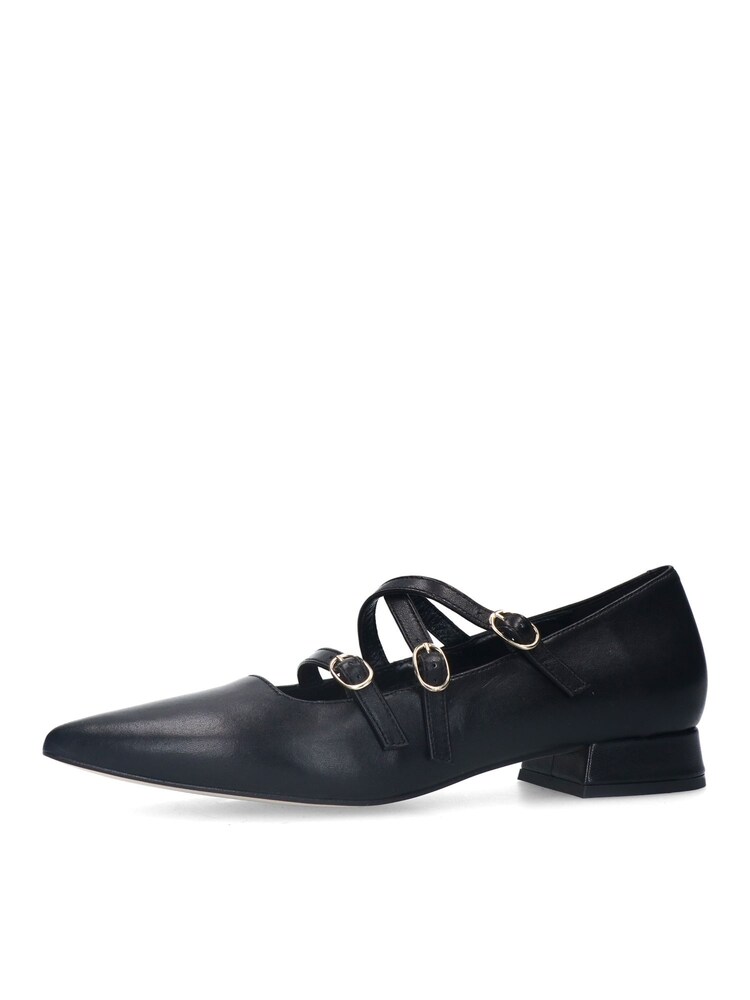 MANFIELD Loafer Damen Größe 37 schwarz