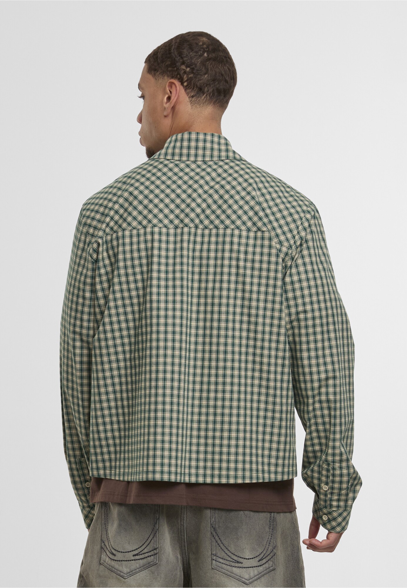 Karl Kani Camisa  caqui / verde oscuro / offwhite – imagen 4