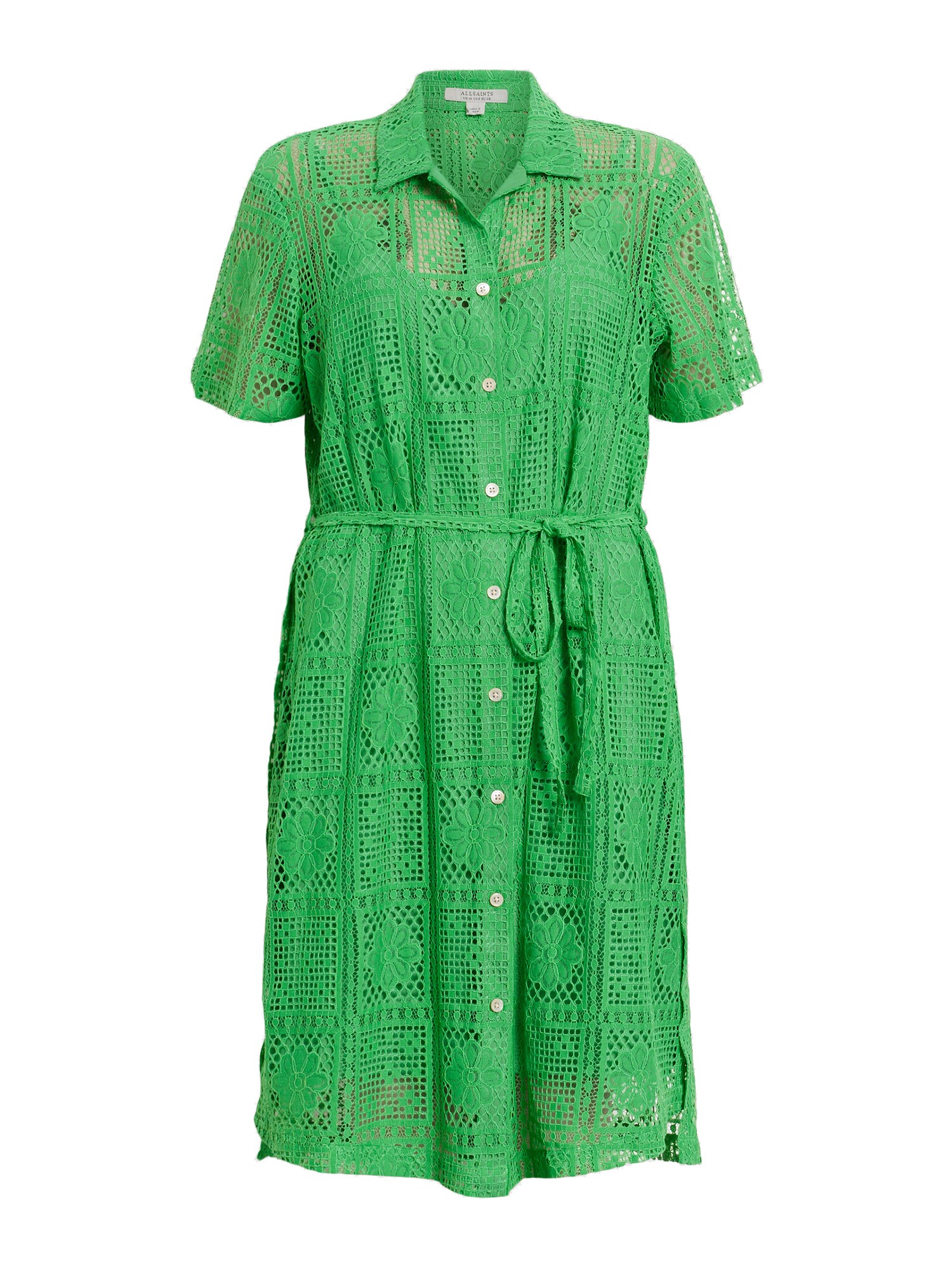 AllSaints Rochie tip bluză ATHEA  verde limetă