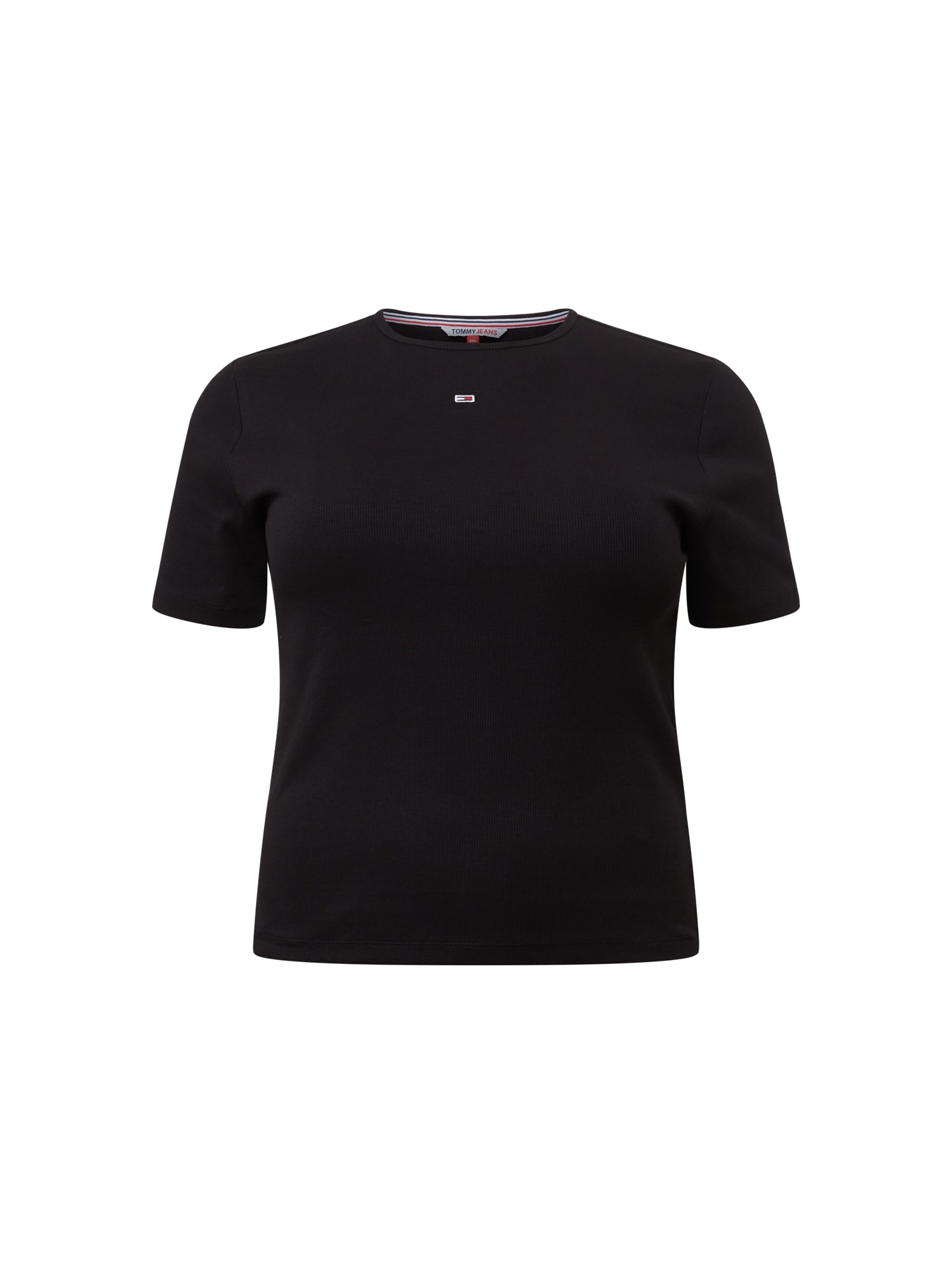 Tommy Jeans Curve Majica 'Essential'  mornarska / rdeča / črna / bela