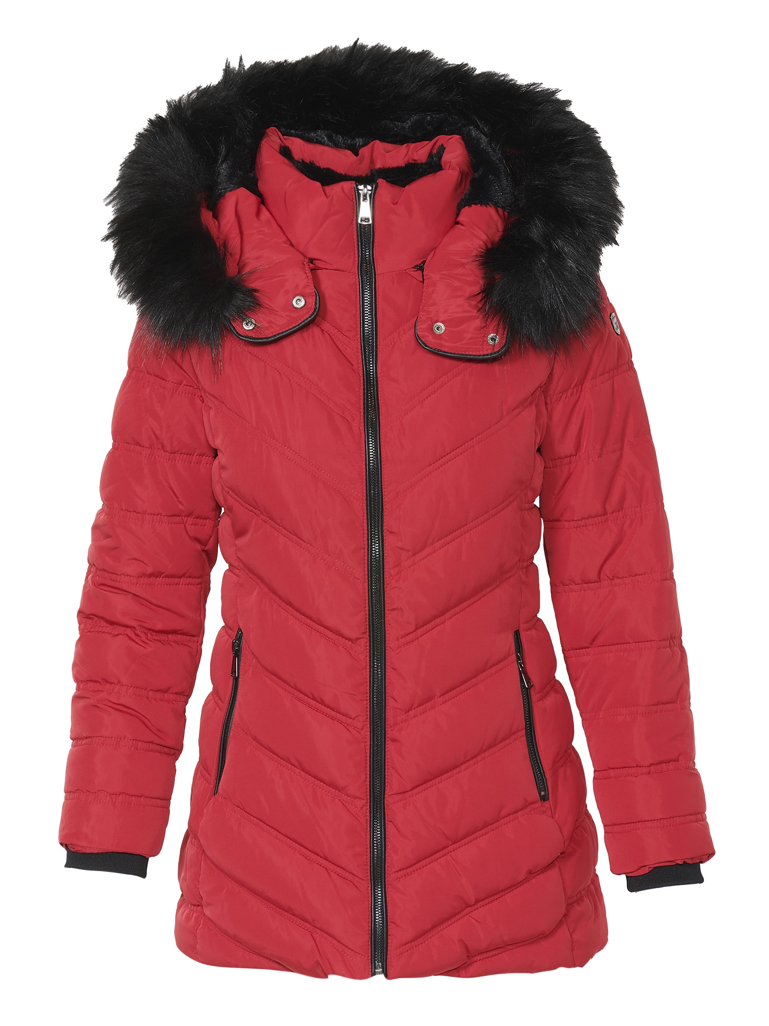 KOROSHI Parka de primăvară-toamnă  roșu / negru