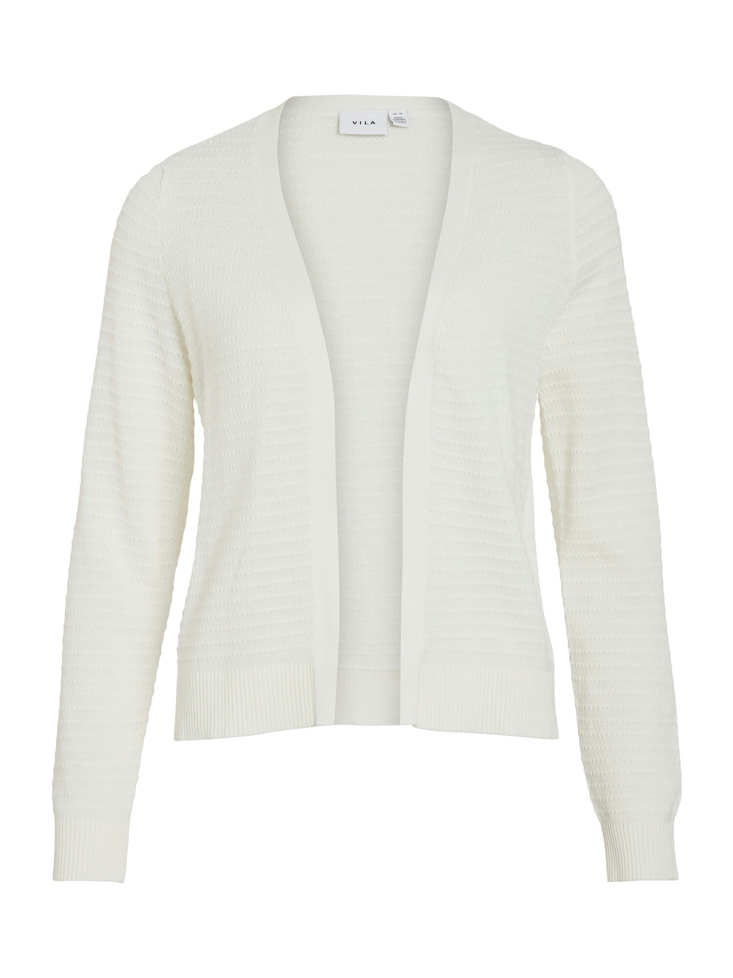 VILA Geacă tricotată VILOllo  alb