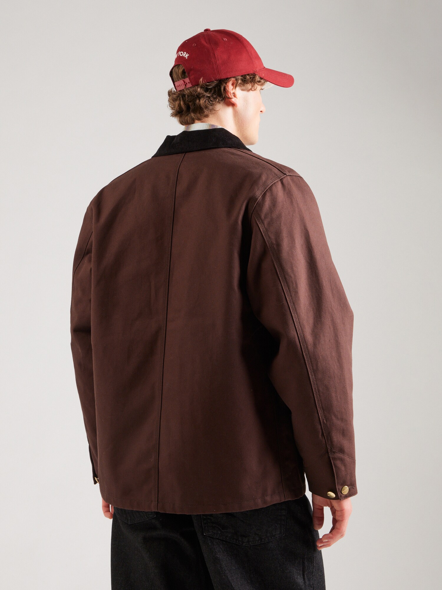 Carhartt WIP Chaqueta de entretiempo 'Michigan'  chocolate – imagen 4