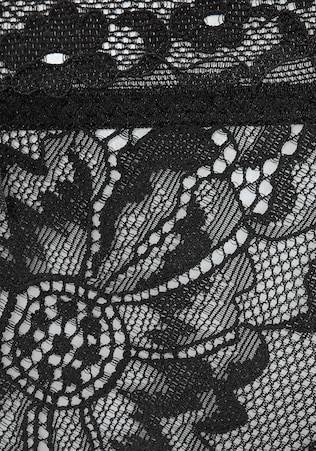 PETITE FLEUR GOLD, String bugyik, fekete
