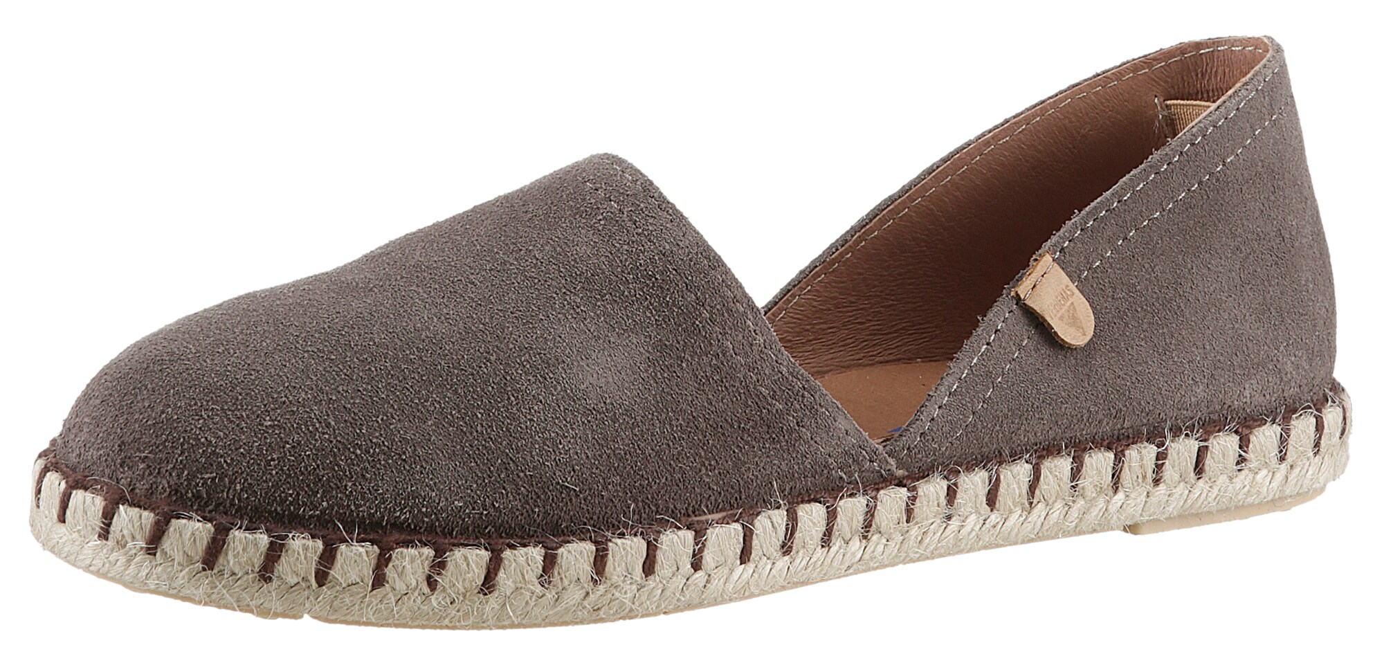 VERBENAS Espadrile 'Carmen Serraje'  gri taupe