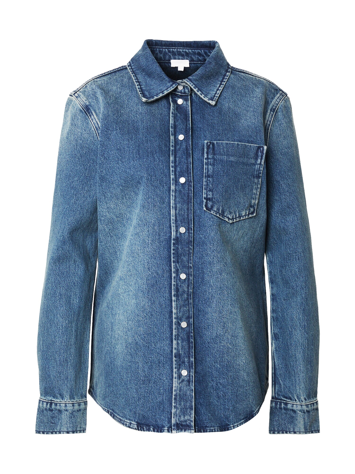 Lala Berlin Blúzka 'Beks'  modrá denim