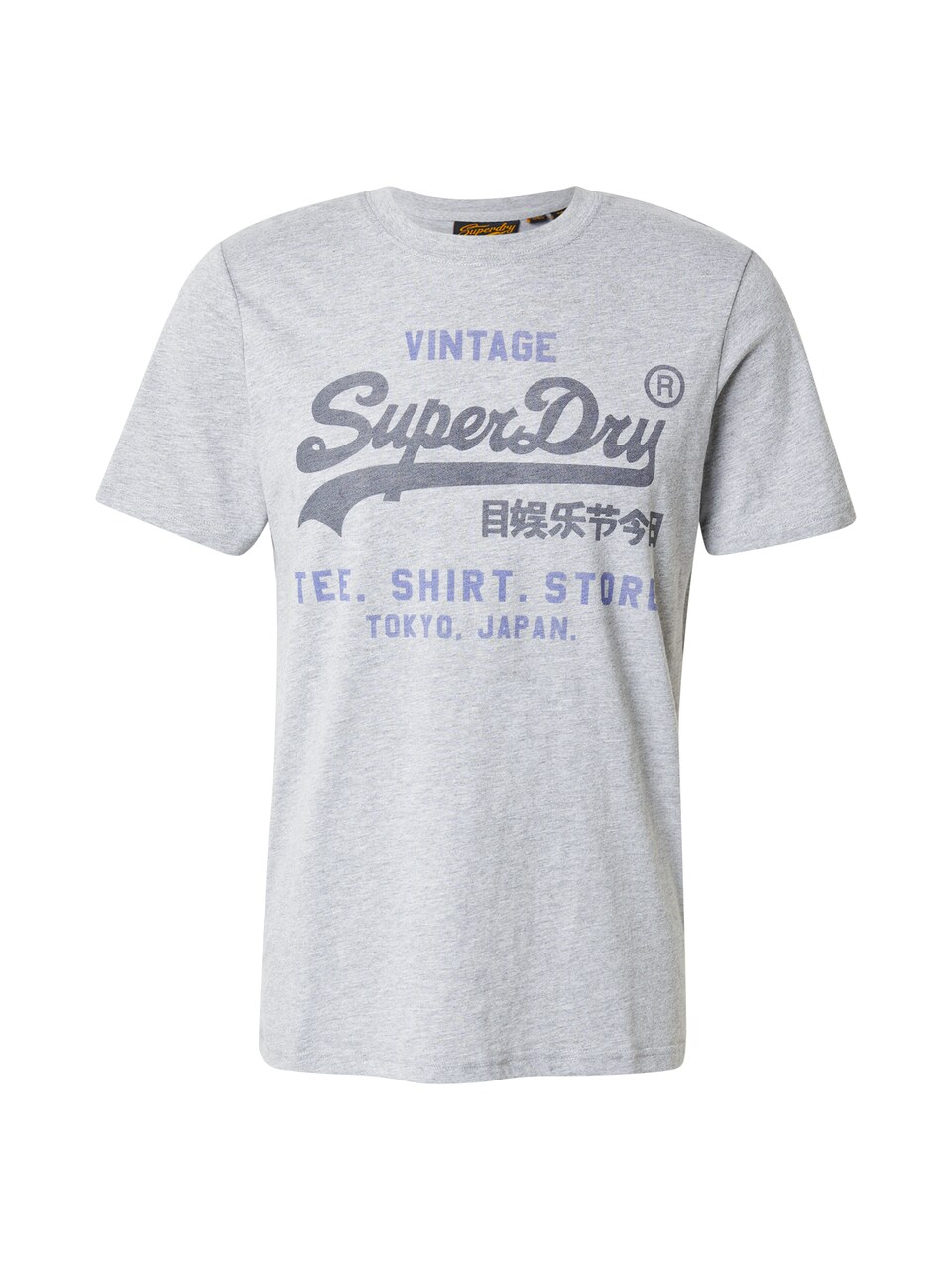 T-shirt 'Heritage' blå / grå