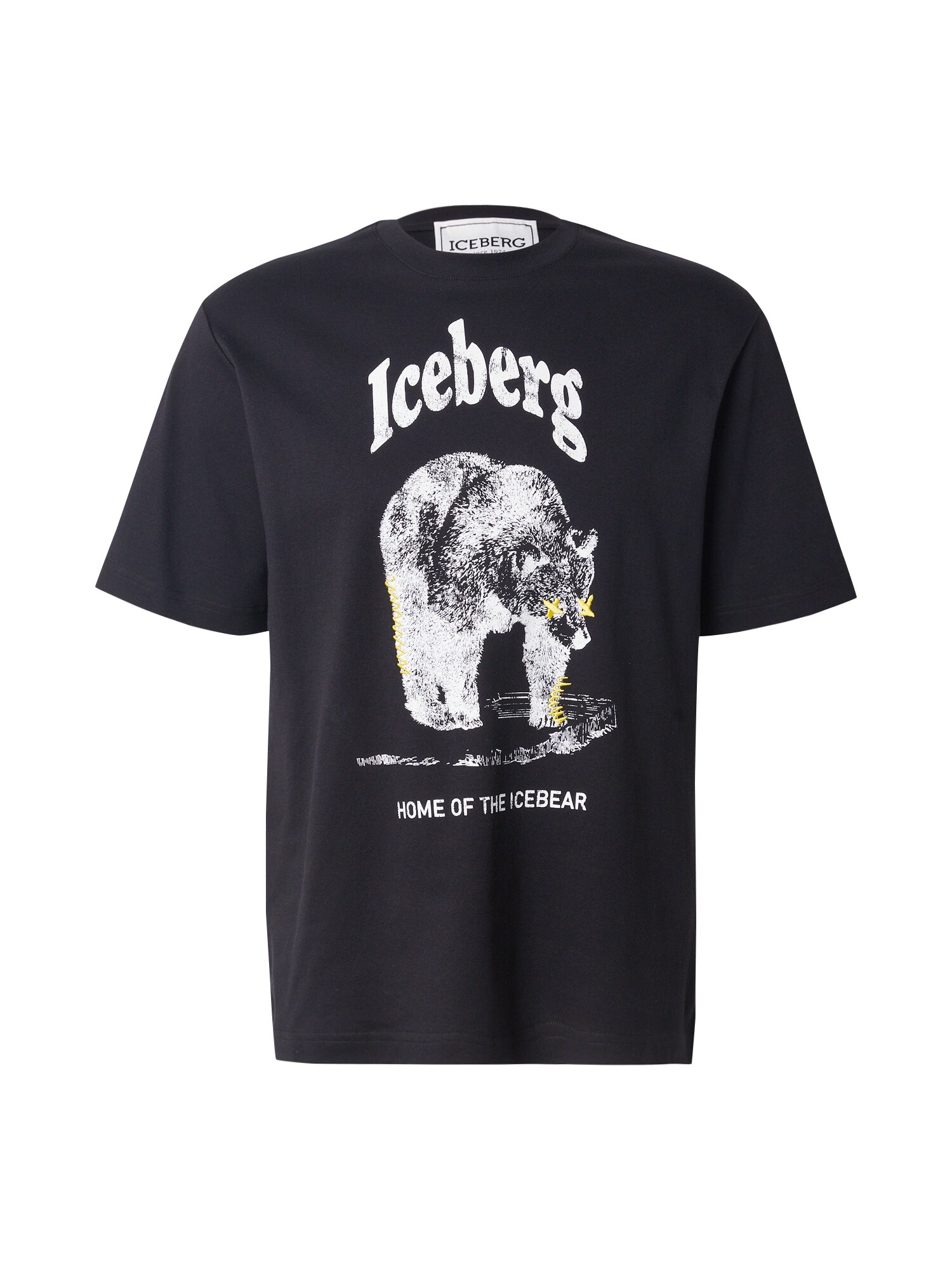 ICEBERG Póló  fekete / fehér akciós termékkép 1