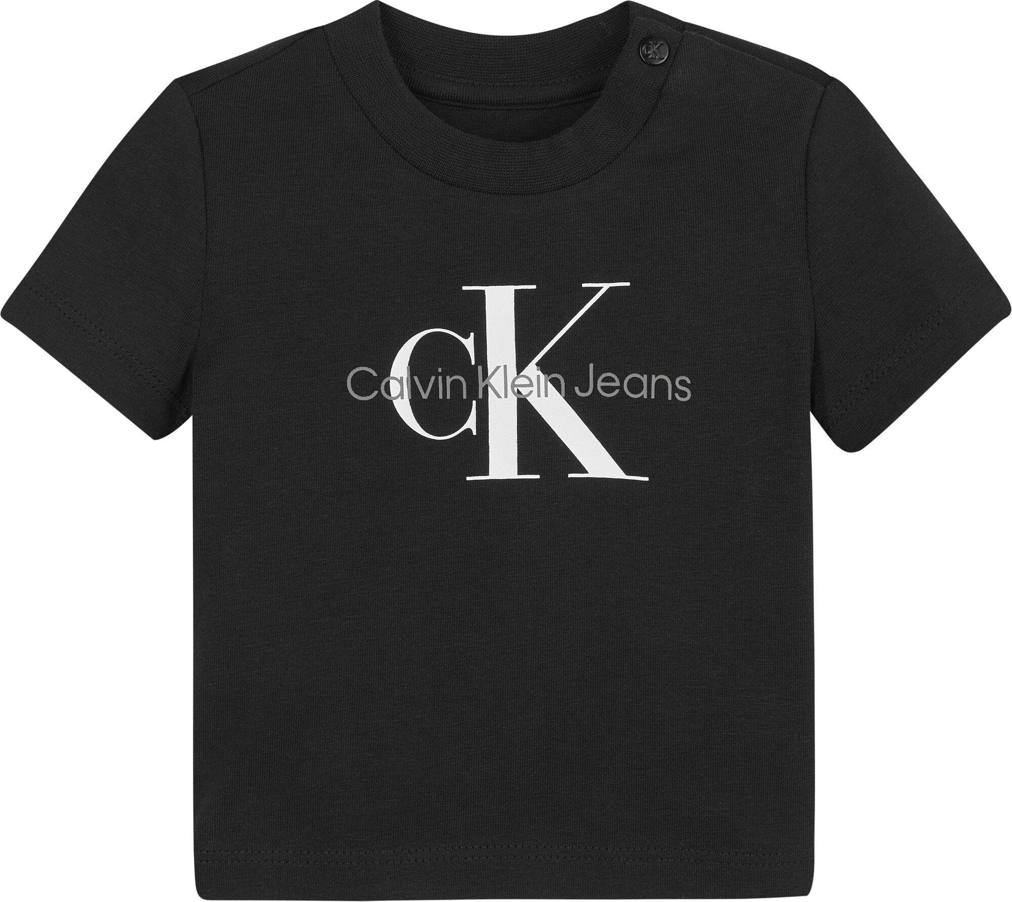 Calvin Klein Jeans Tričko  čierna / biela