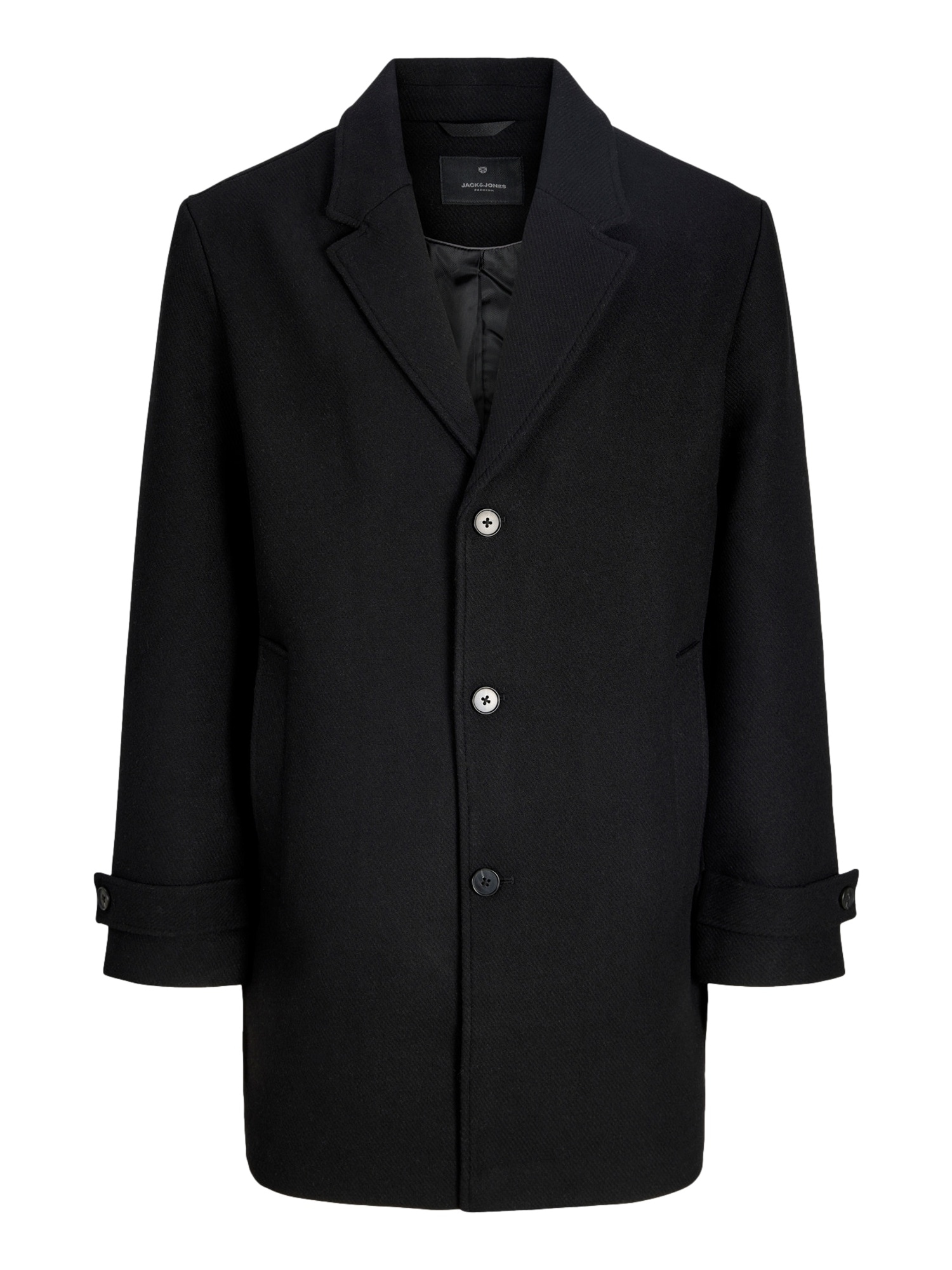 JACK & JONES Palton de primăvară-toamnă JPRBLAWALTER negru
