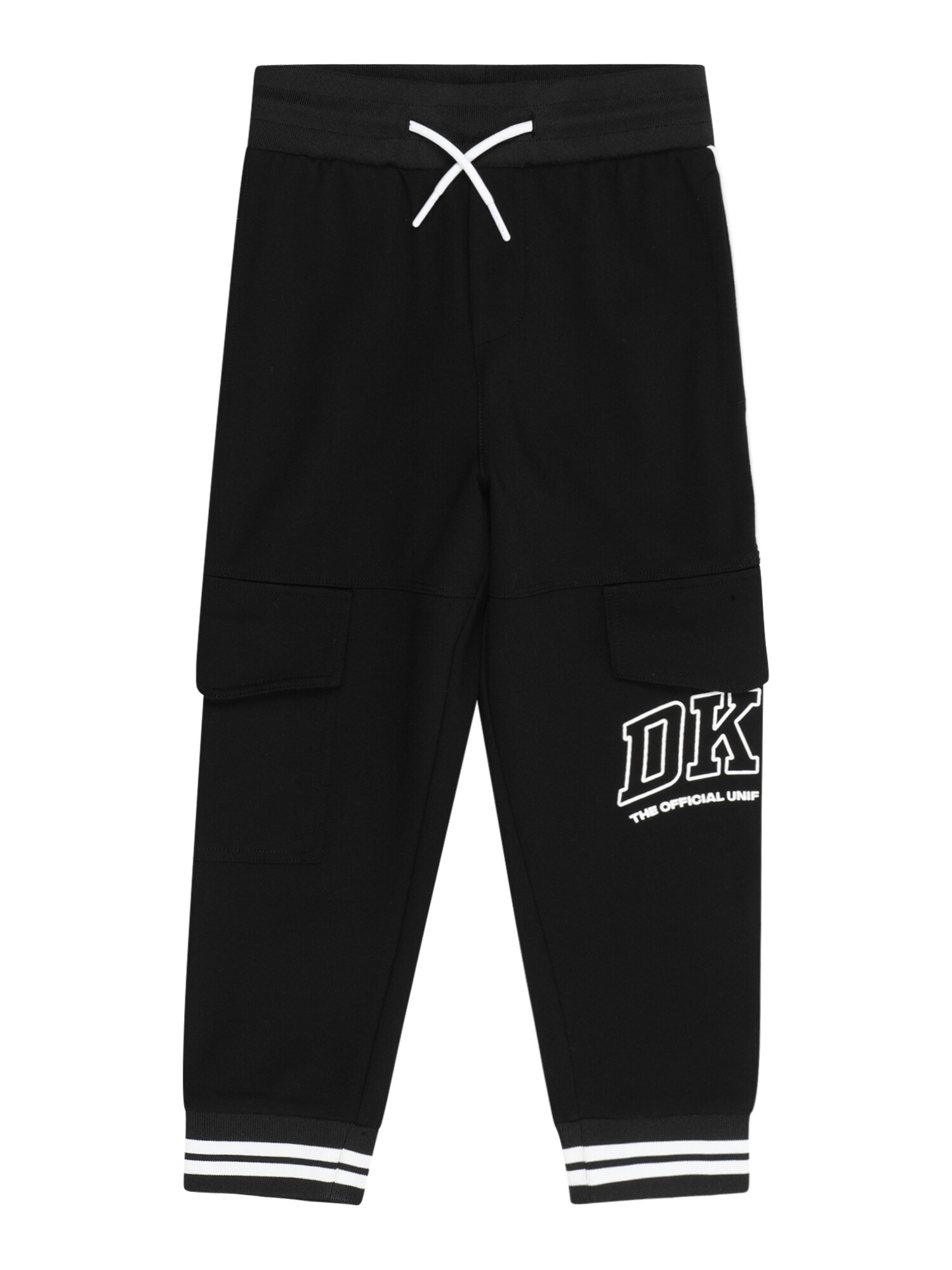 DKNY Nadrág  fekete / fehér akciós termékkép 1