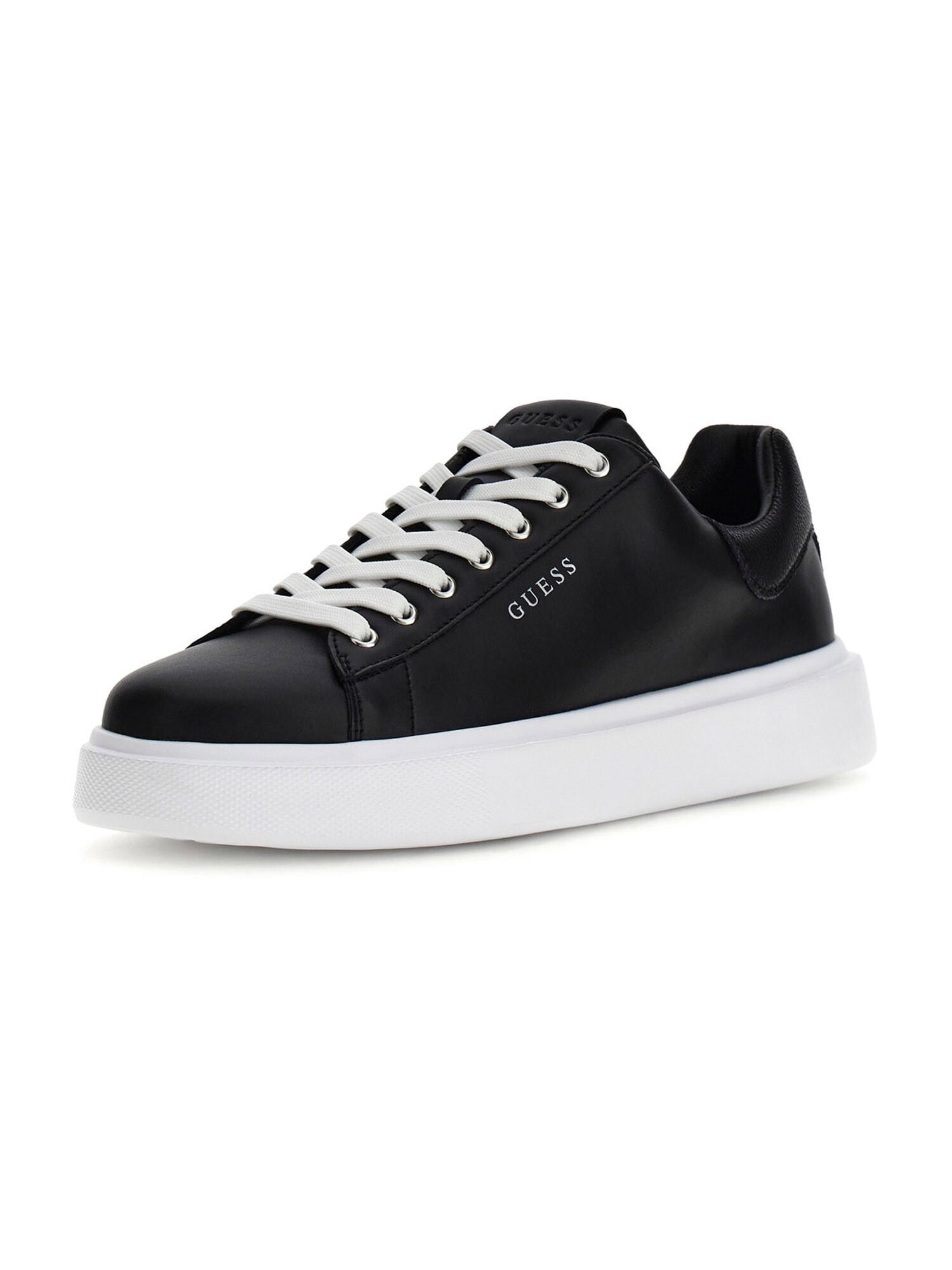 GUESS Sneaker low 'PRAVI'  negru / alb