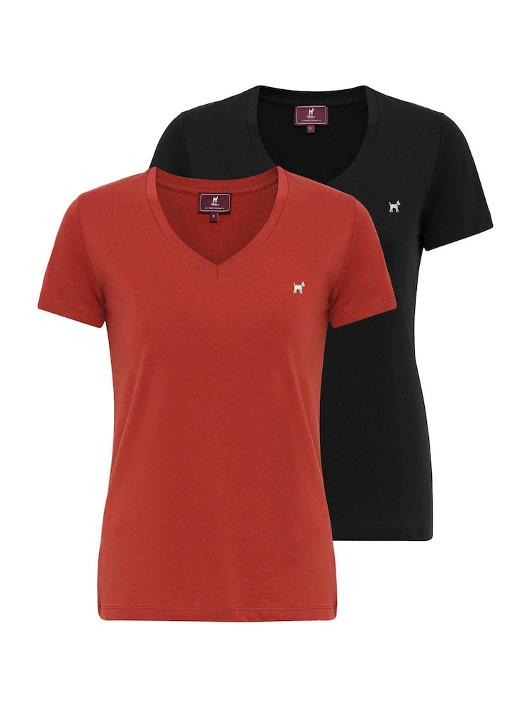 Williot Póló Női piros, fekete , Méret XL