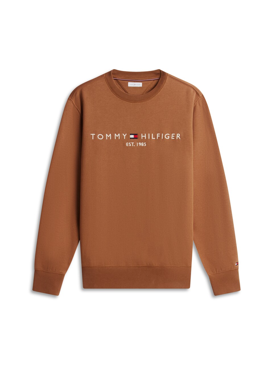 Sweatshirt brun / blodröd