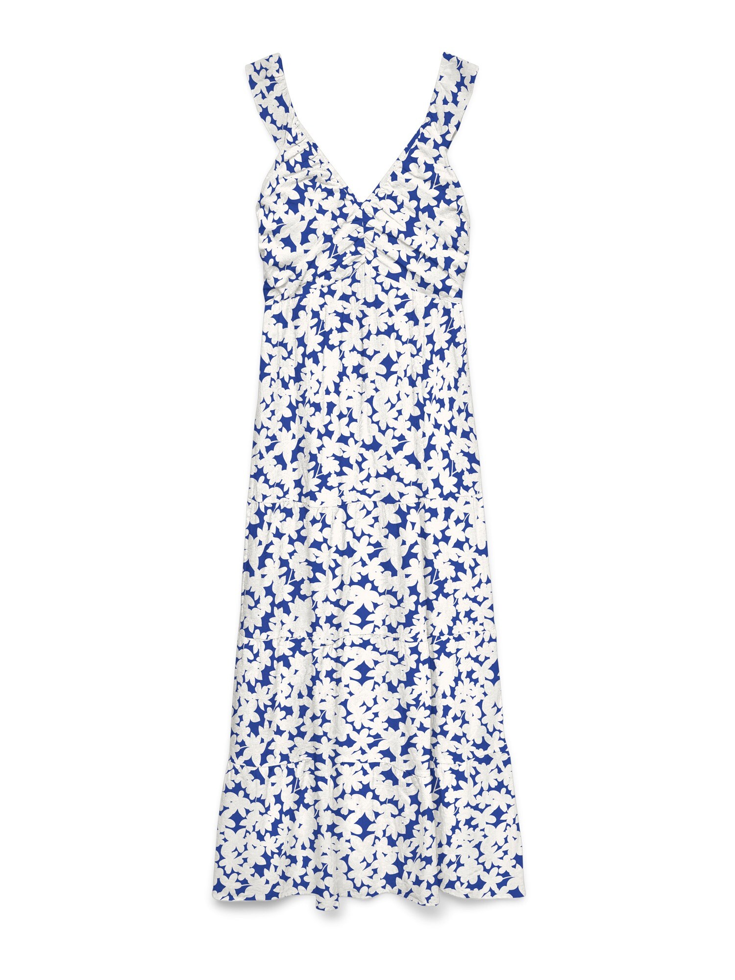 VERO MODA Rochie 'VMDICTHE'  azur / alb