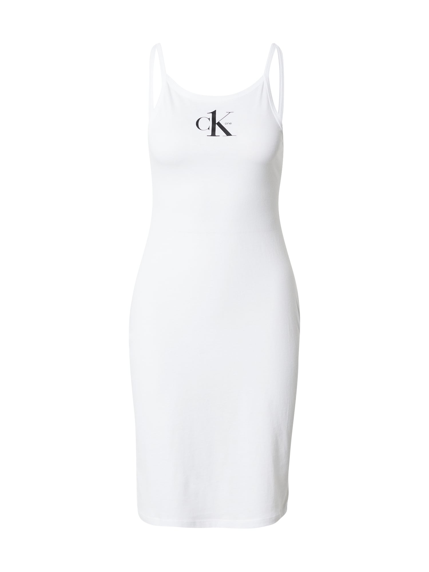Calvin Klein Swimwear Paplūdimio suknelė juoda / balta