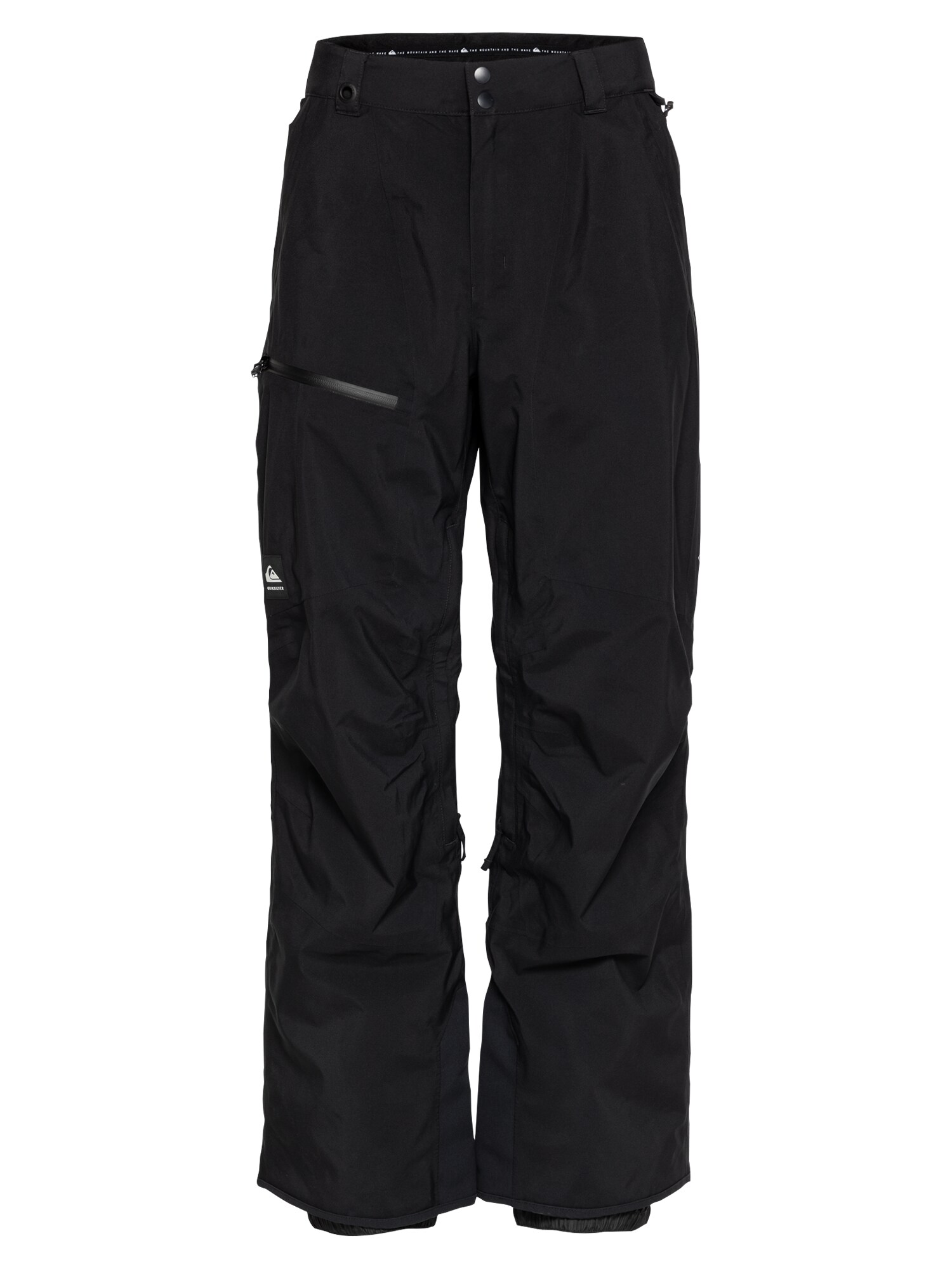 QUIKSILVER Laisvalaikio kelnės 'FOR GORE'  juoda