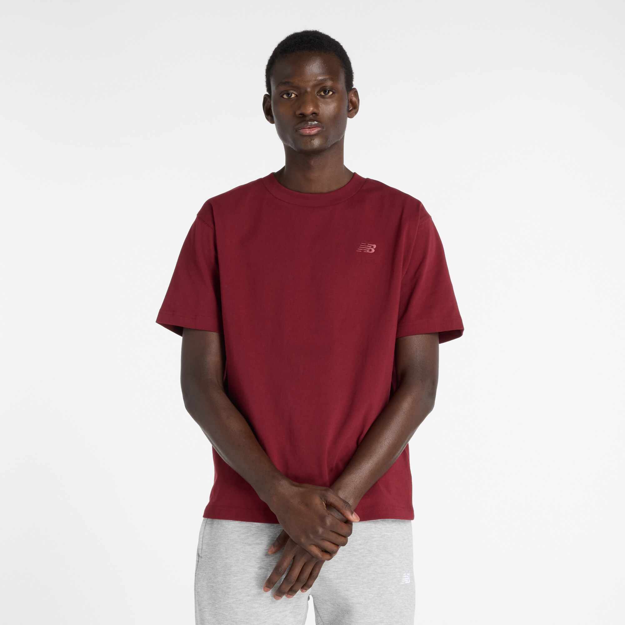 new balance Camiseta 'Athletics'  rojo oscuro