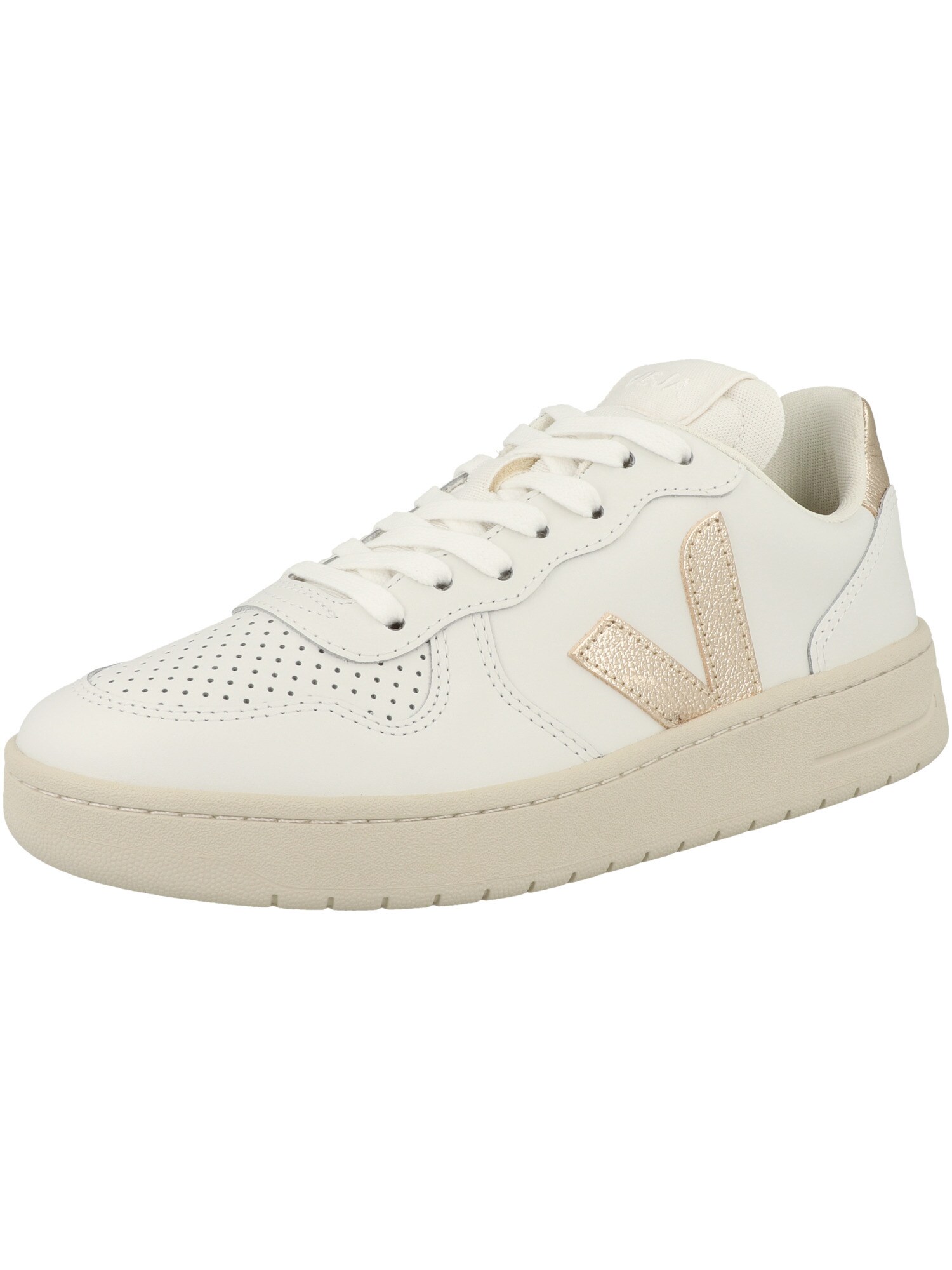 Veja Sneaker low  auriu / alb