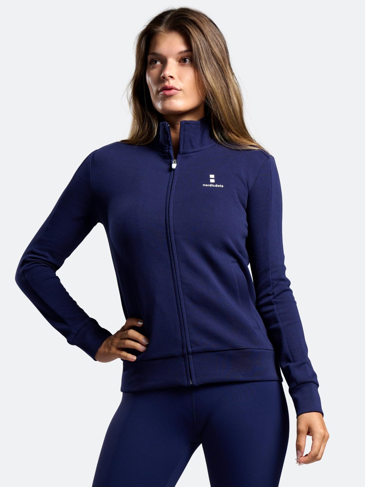 nordicdots Giacca sportiva 'Off Court'  navy