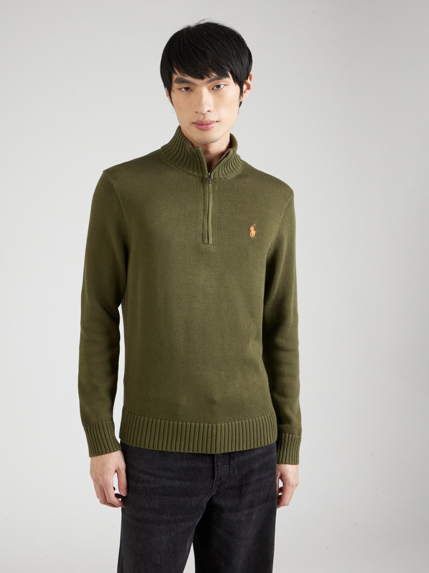 Polo Ralph Lauren Pulóver  olíva / narancs termék 2. képe