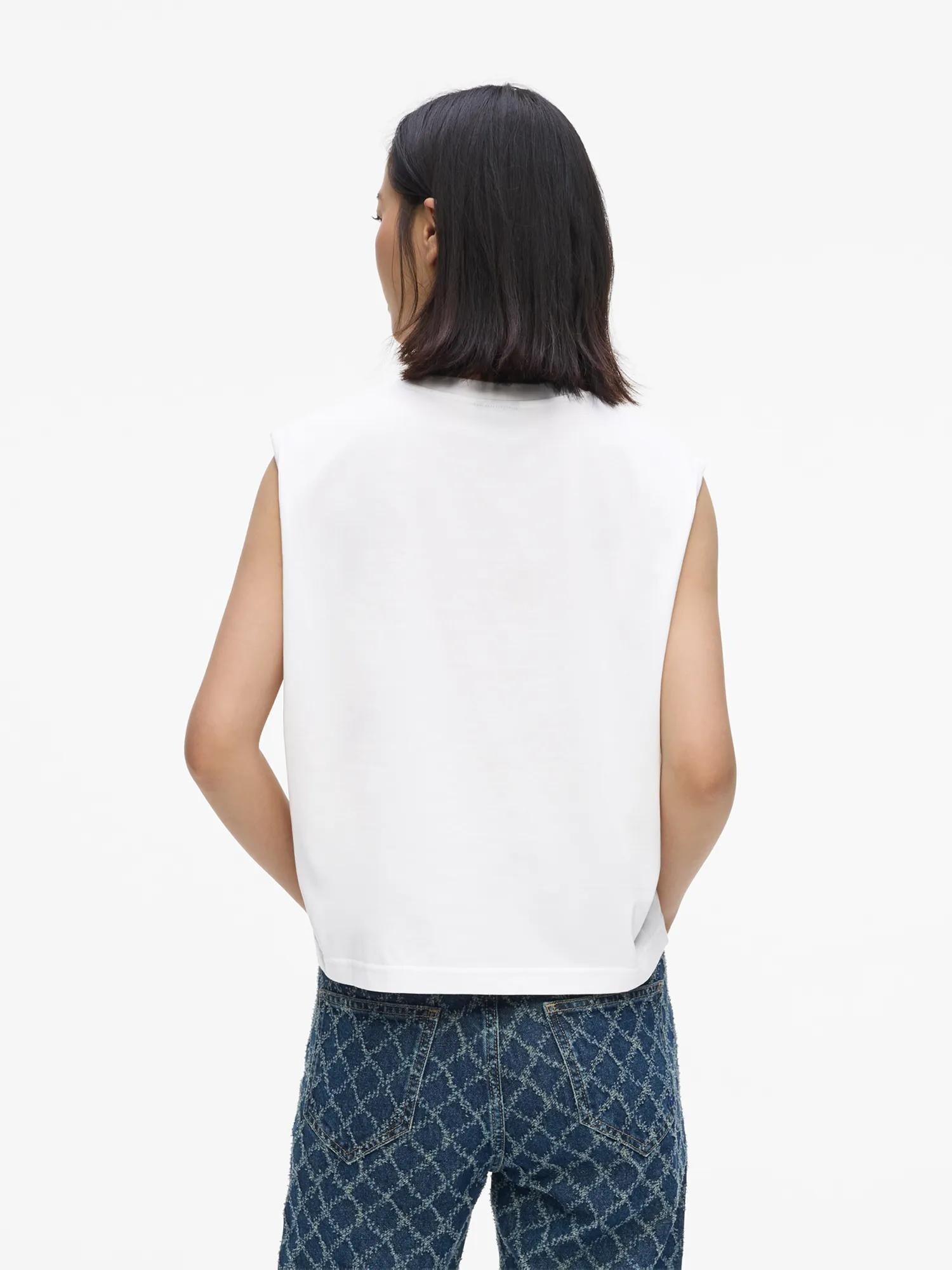 KARL LAGERFELD JEANS Top navy / miel / rojo claro / blanco – imagen 3