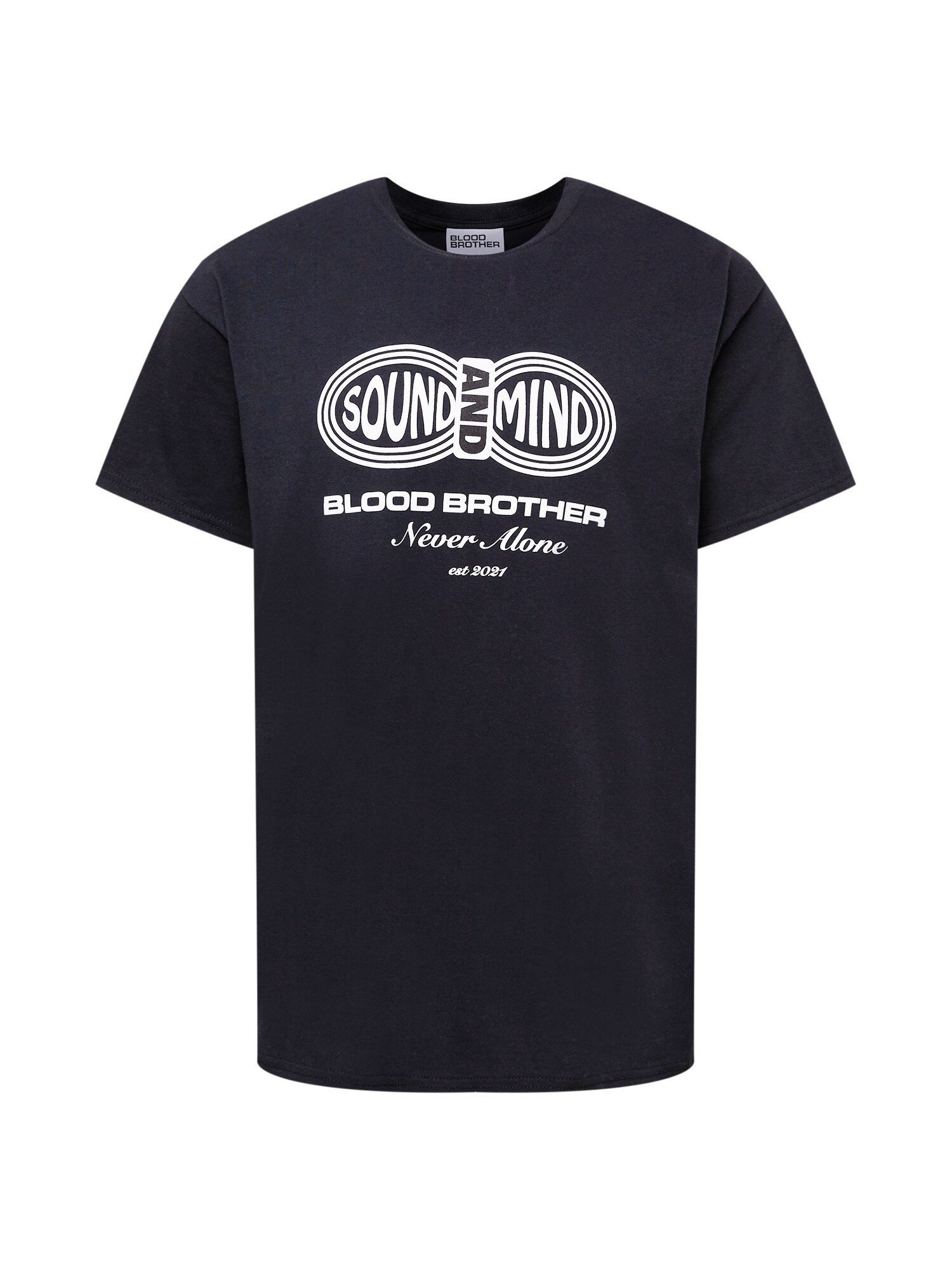Blood Brother Marškinėliai juoda / balta