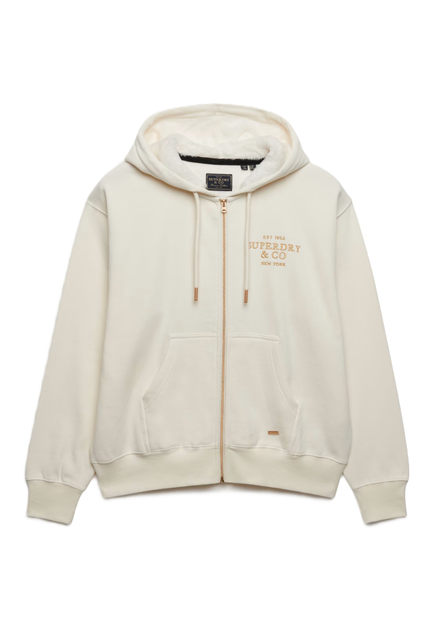 Superdry Sudadera Con Cremallera Luxe Fur Lined