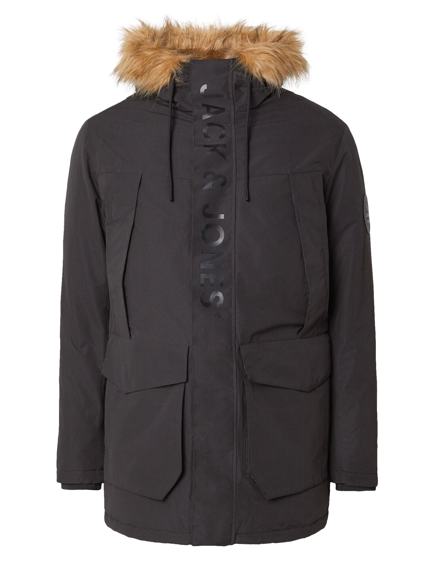 JACK & JONES Parka de iarnă JJCAMP  negru