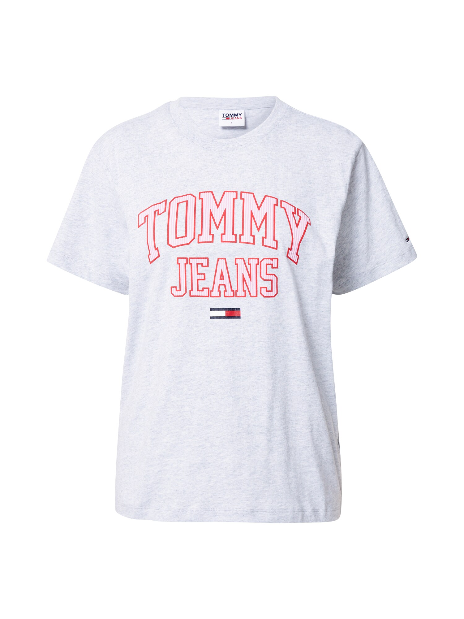 Tommy Jeans Marškinėliai  pilka / rožinė / raudona / tamsiai mėlyna / balta