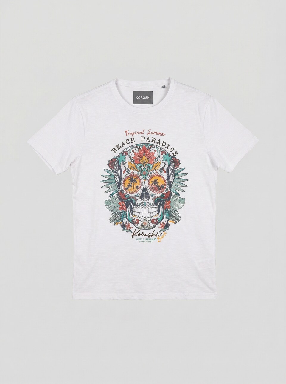 T-shirt honung / ljusgrön / ljusröd