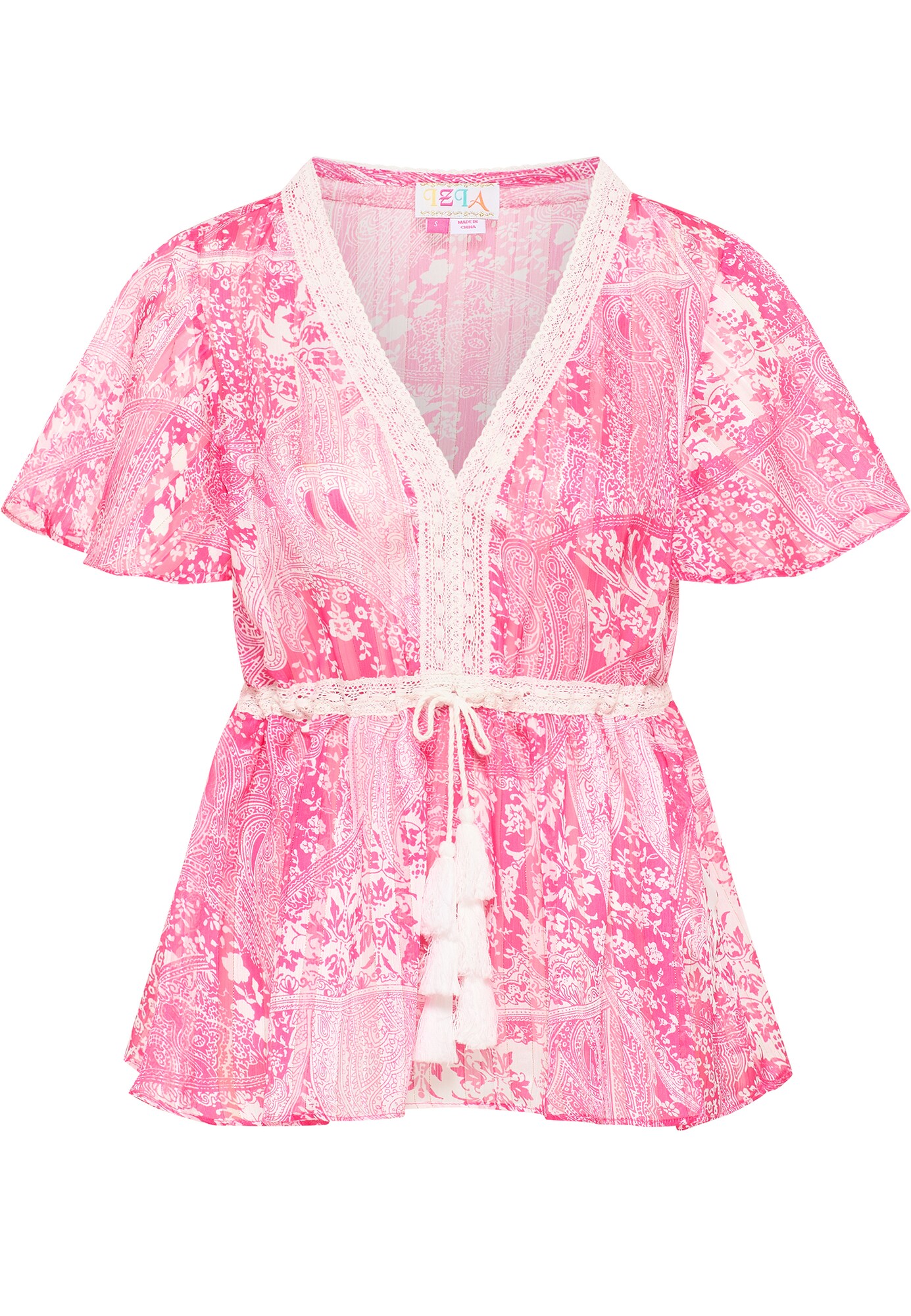 IZIA Blusa rosa / blanco