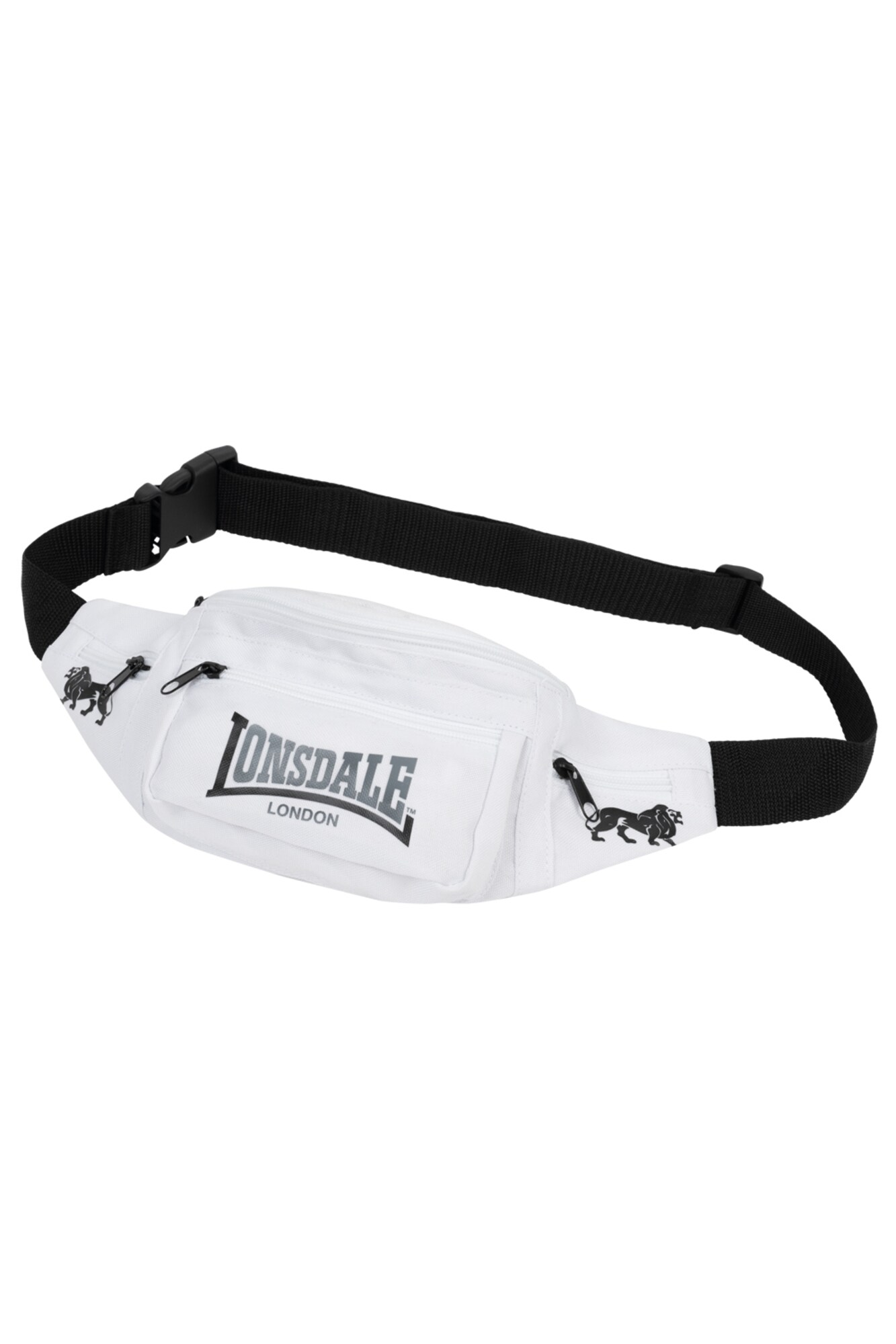 LONSDALE Borsetă HIP  gri / negru / alb