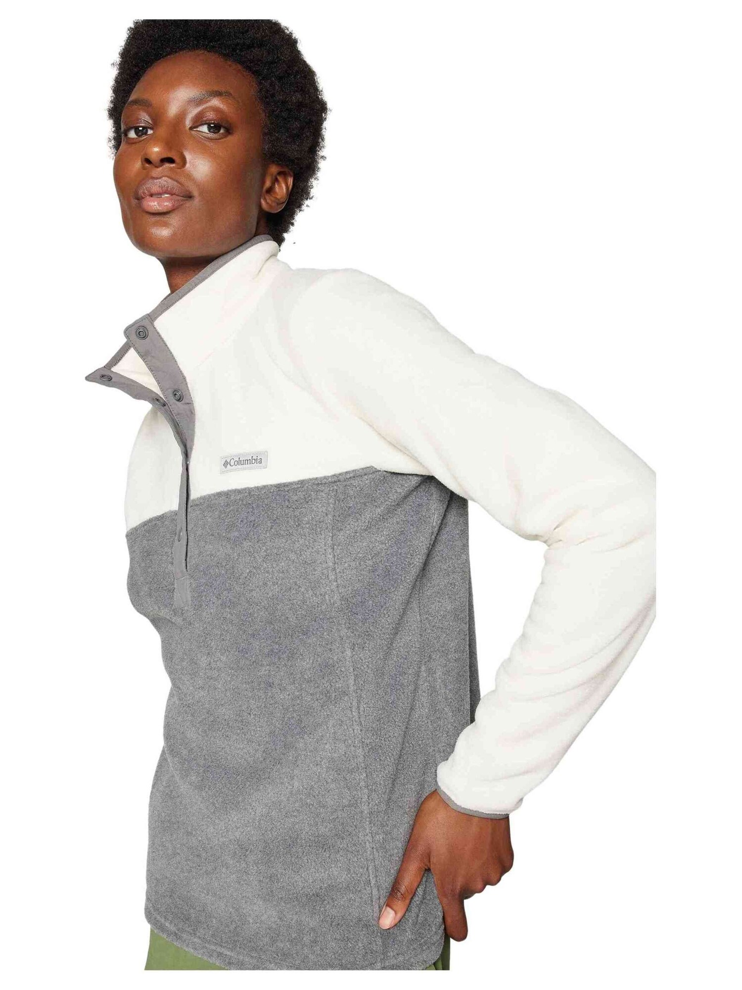 COLUMBIA Jersey deportivo 'Benton Springs'  gris oscuro / blanco – imagen 6