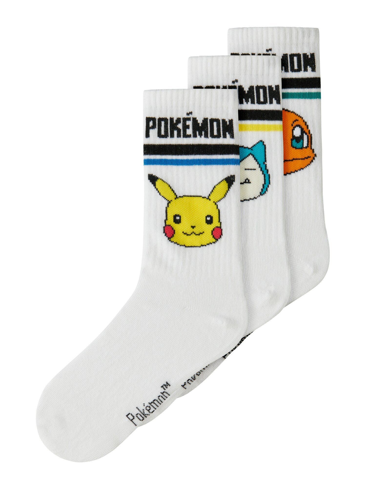 NAME IT Șosete NKMJefford Pokemon azur / galben / negru / alb