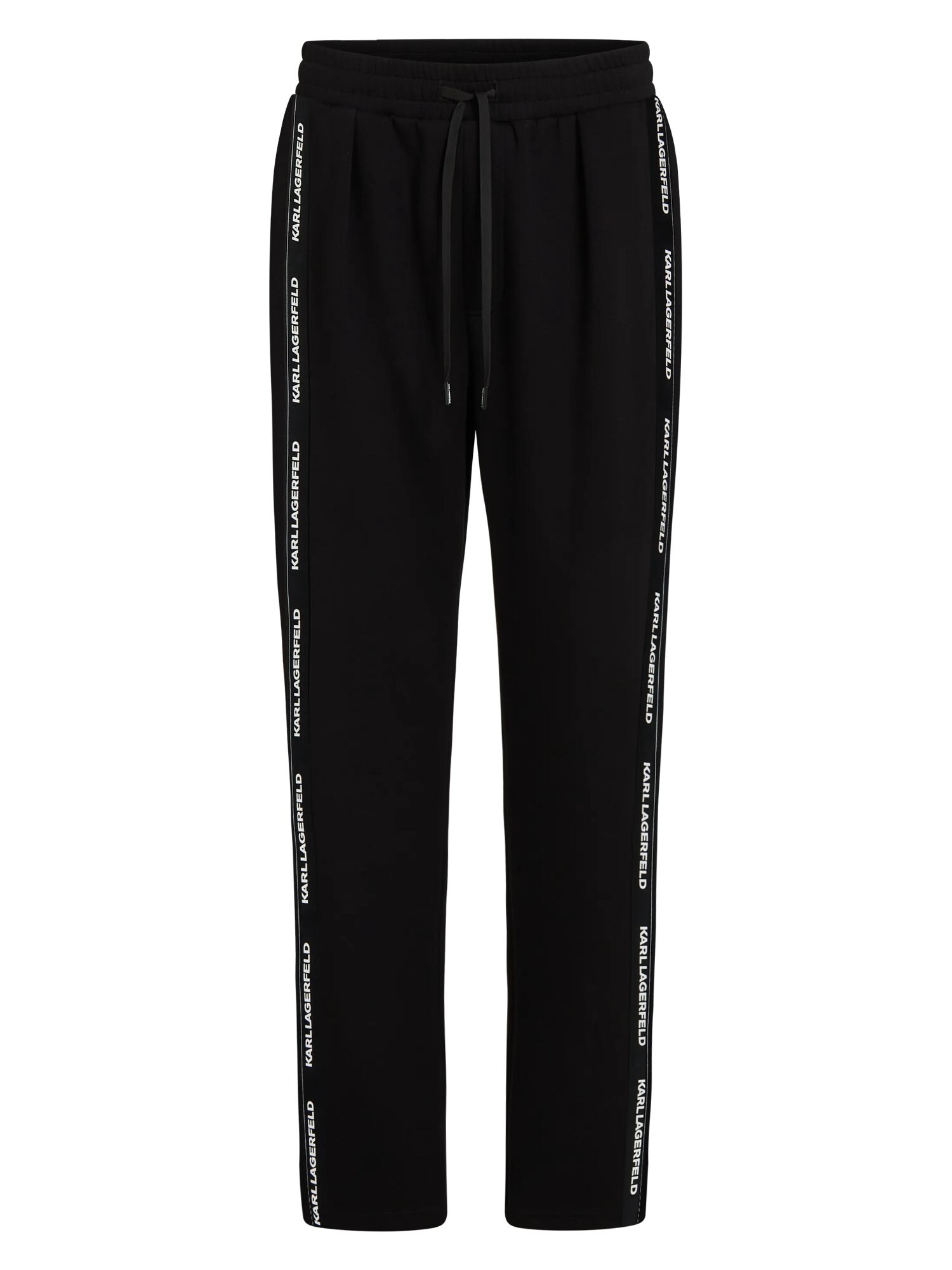 Karl Lagerfeld Pantaloni negru / alb