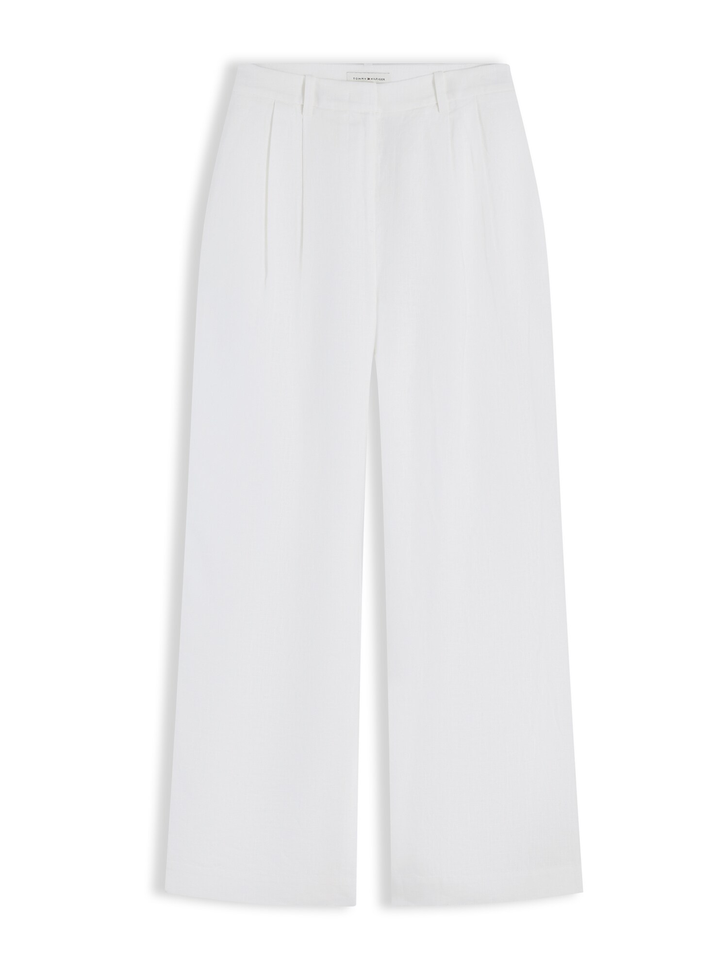 TOMMY HILFIGER Pantaloni cutați 'ESS'  alb