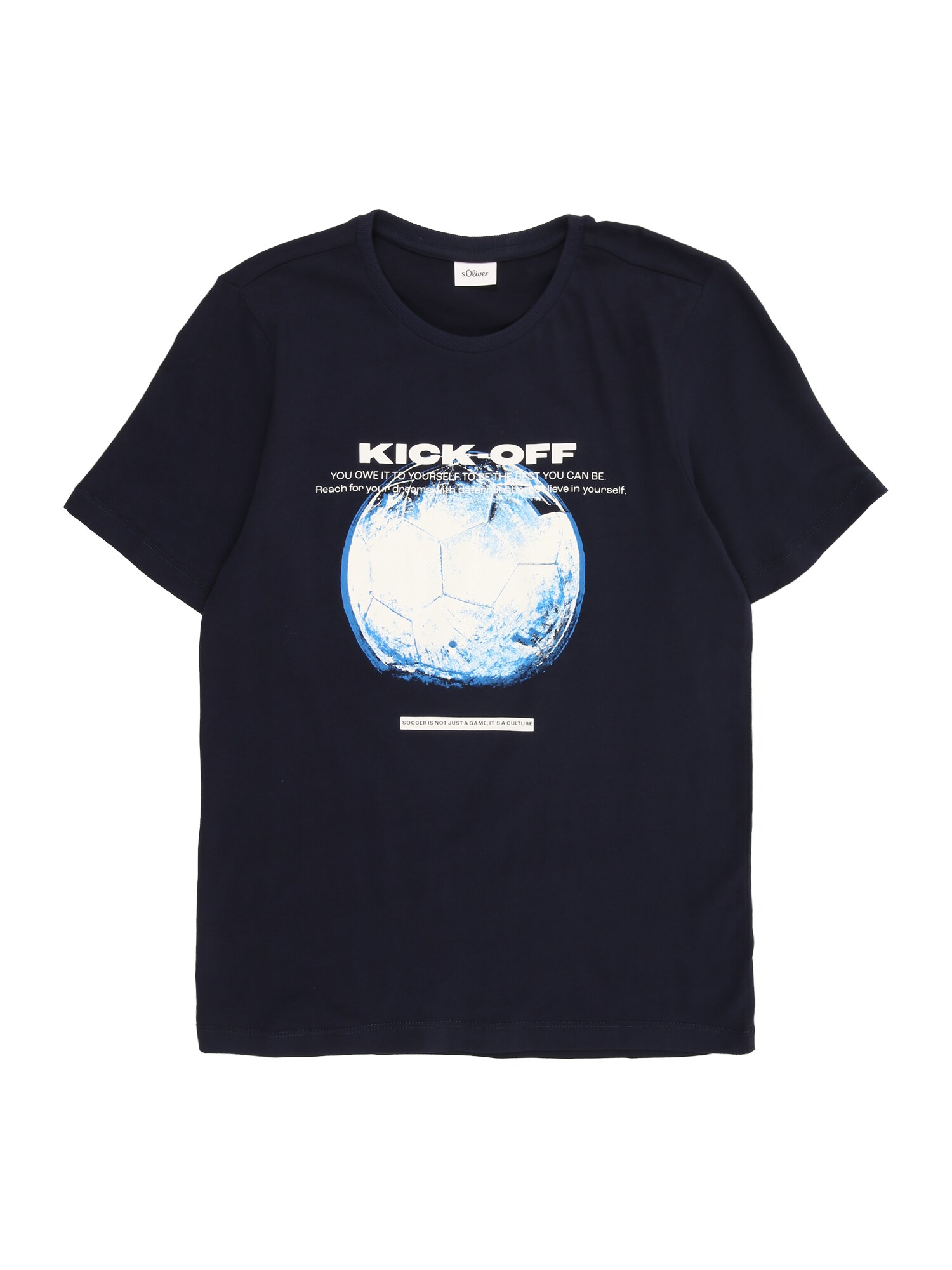 s.Oliver Tricou  albastru / bleumarin / albastru deschis / alb