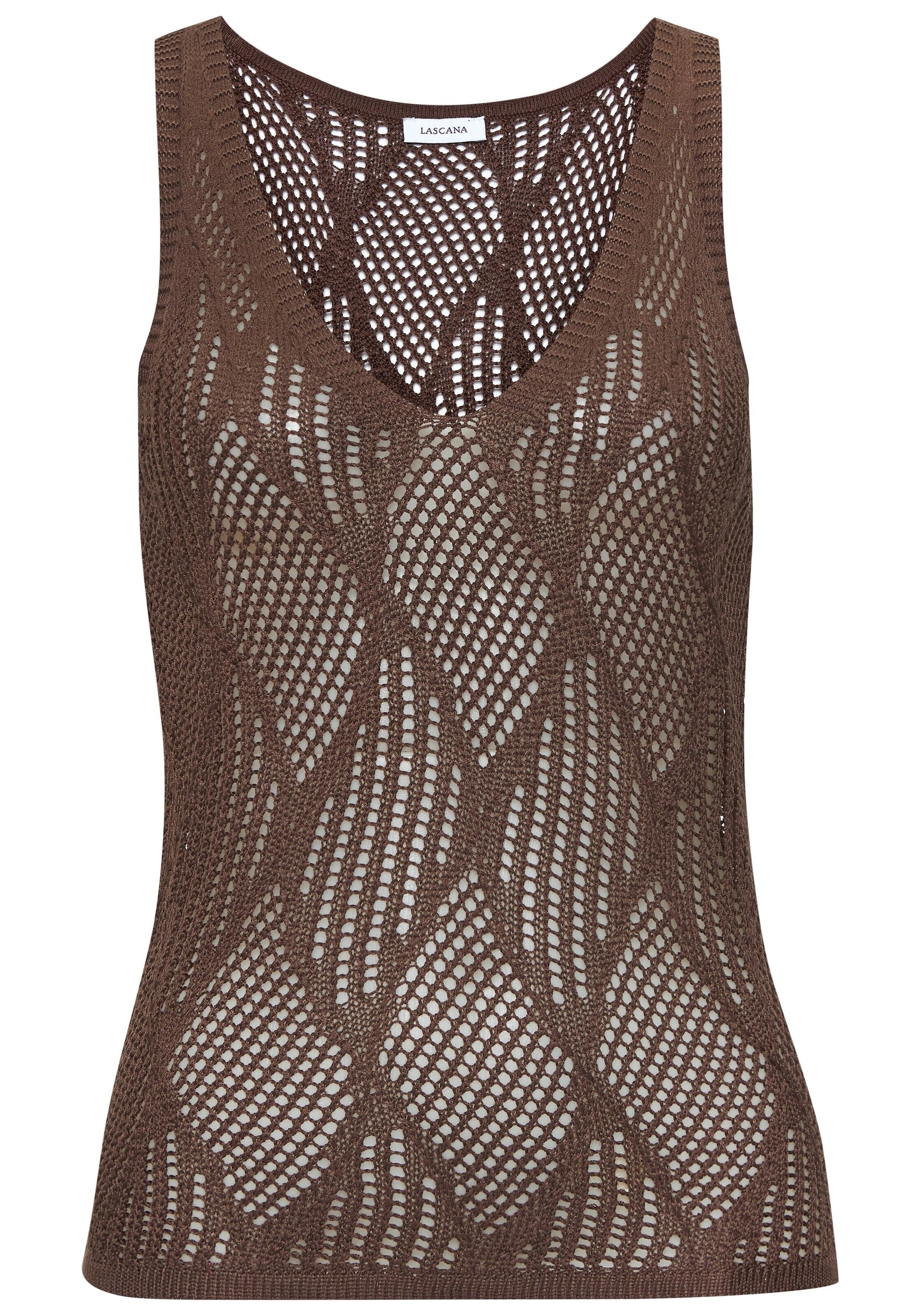 LASCANA Broderad topp dam
