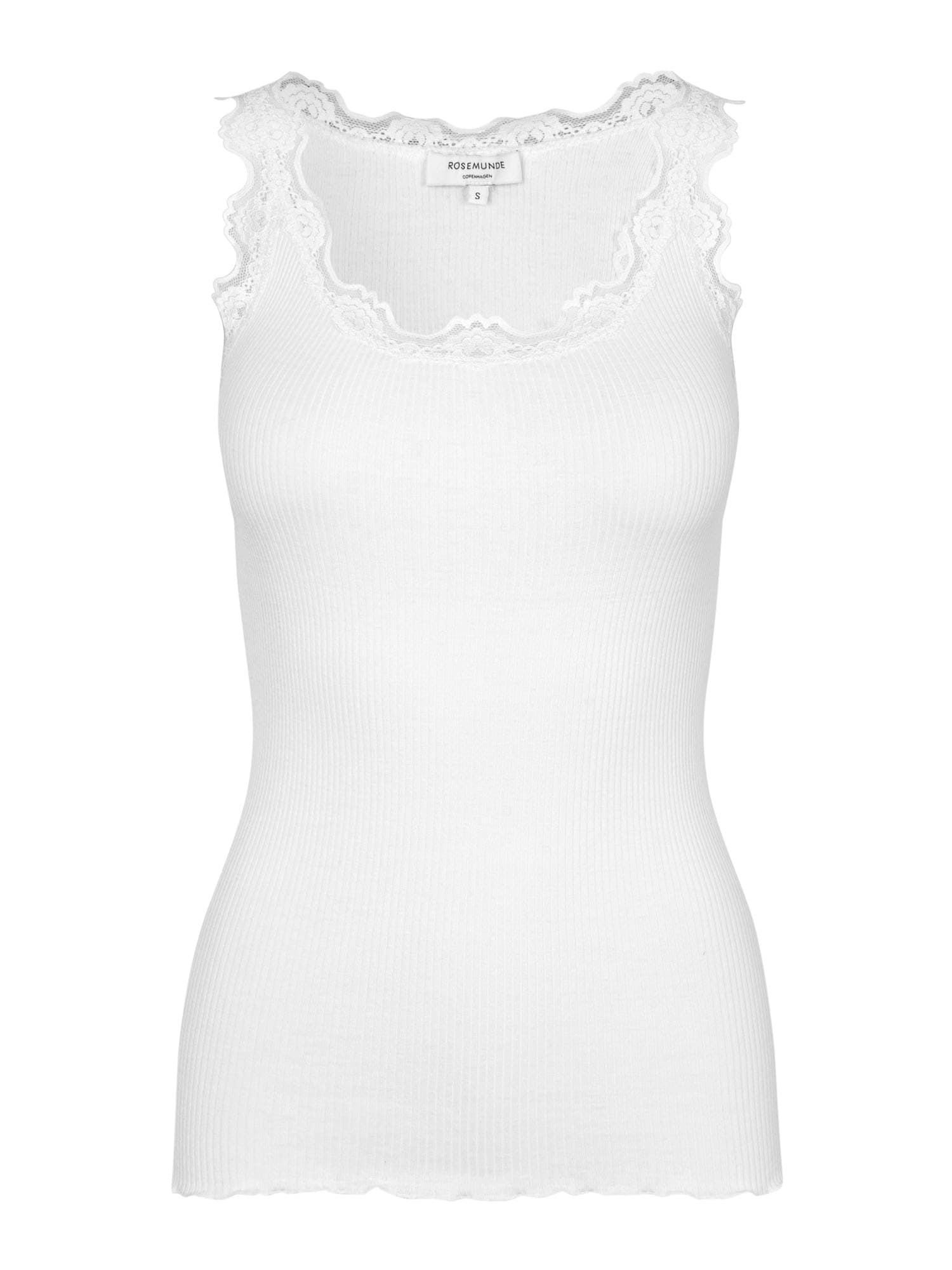 rosemunde Top  alb