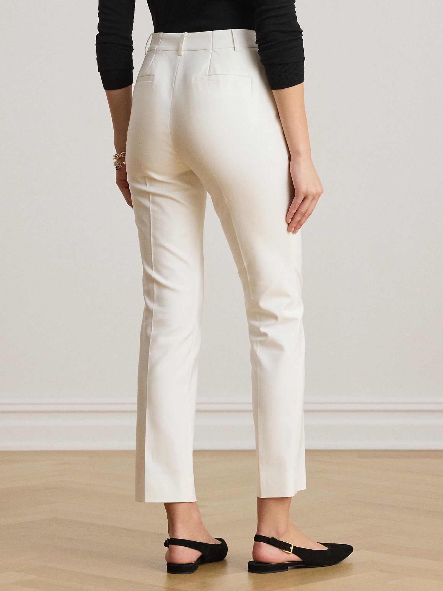 Lauren Ralph Lauren Pantalón de pinzas  blanco – imagen 3