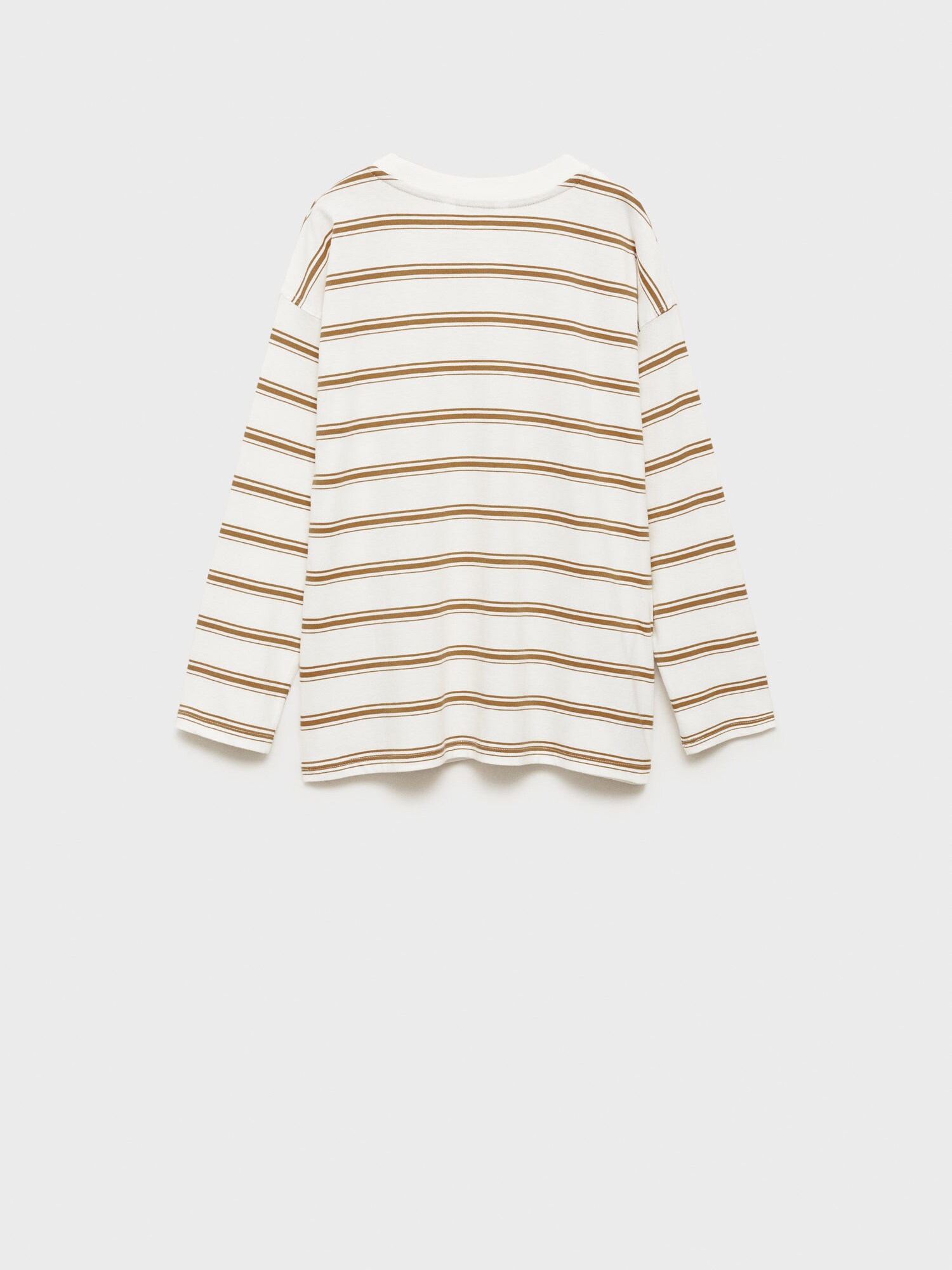 MANGO KIDS Póló 'NORETRO'  okker / fehér termék 2. képe