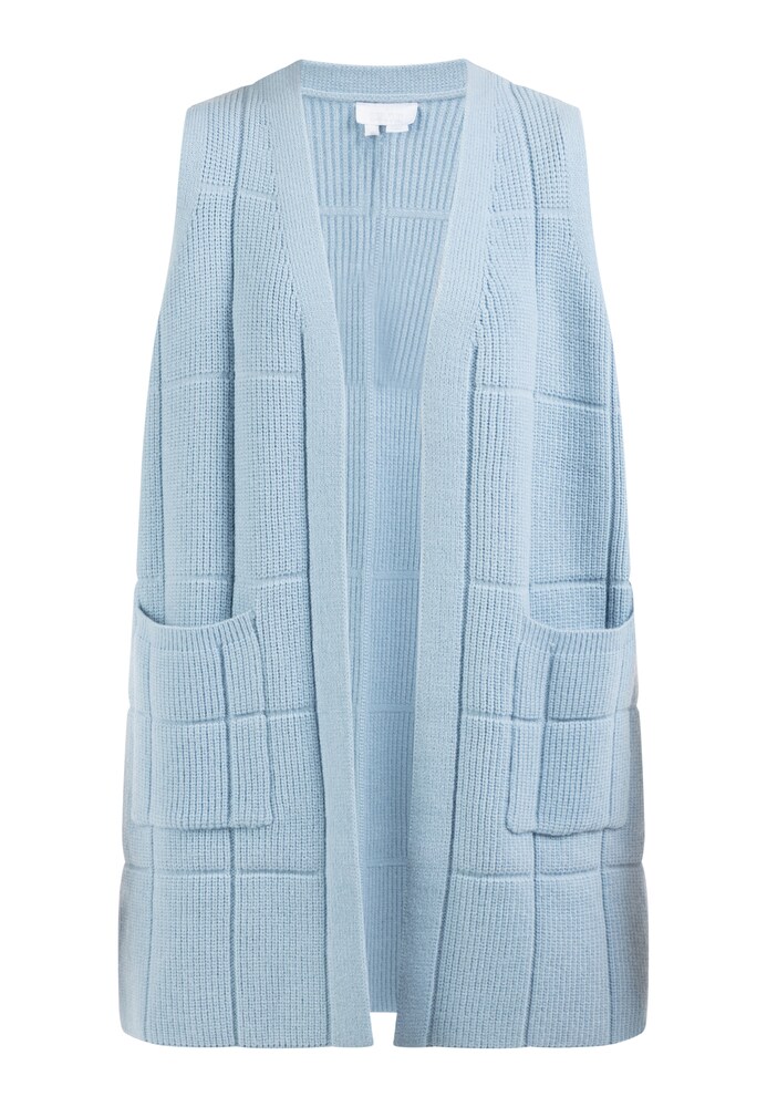 usha WHITE LABEL Strickweste Damen Größe M/L hellblau