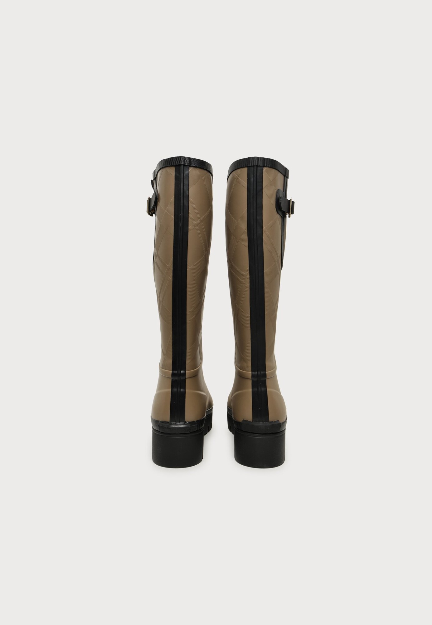 Barbour Botas de lluvia 'Militar'  marrón claro / negro – imagen 4