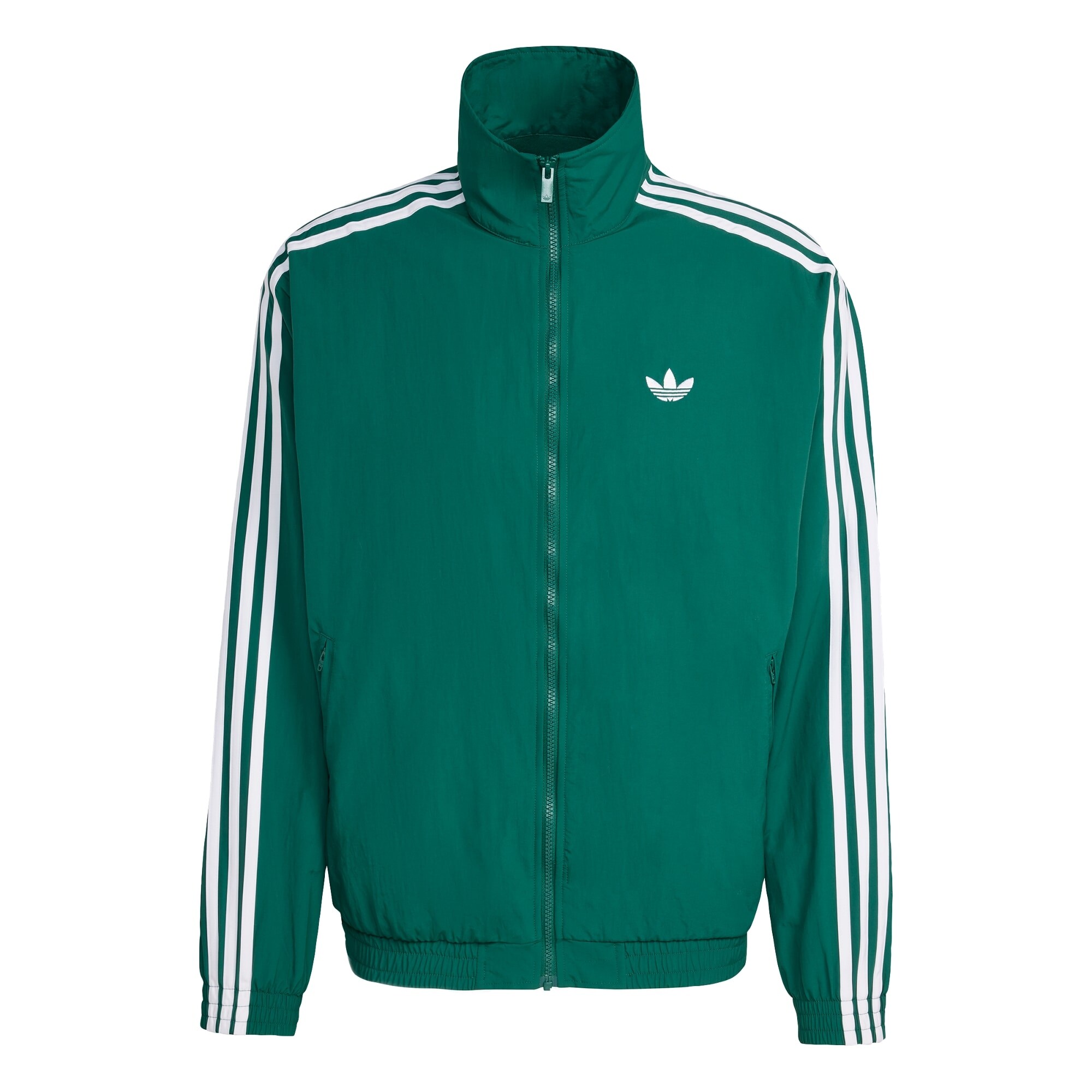 ADIDAS ORIGINALS Geacă de primăvară-toamnă Firebird  verde închis / alb