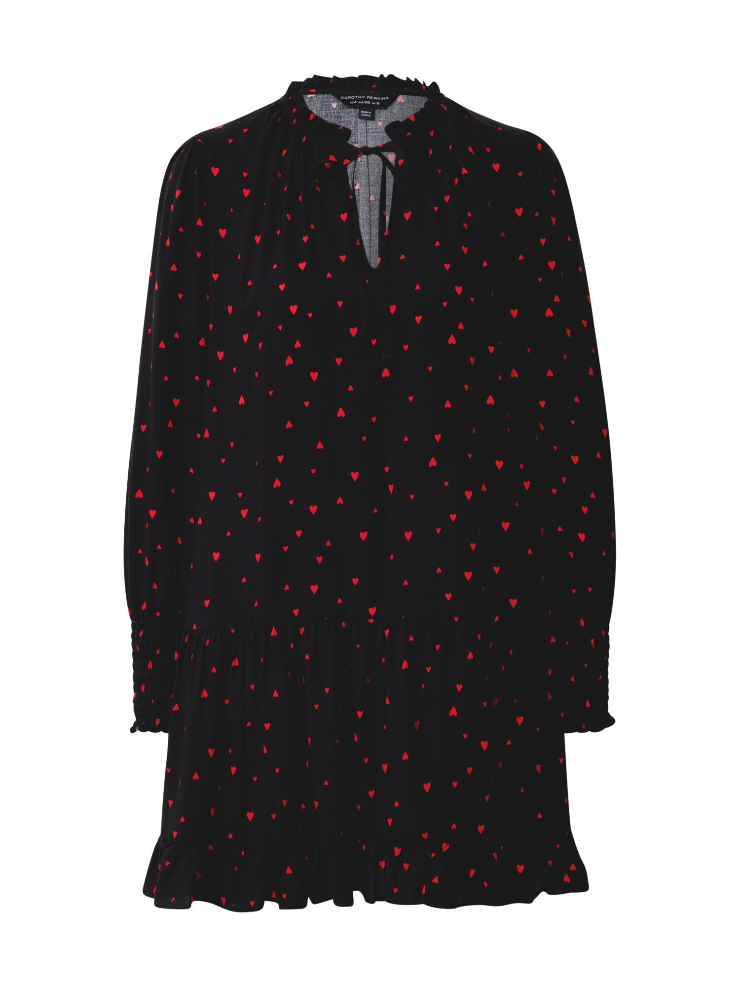Dorothy Perkins Palaidinės tipo suknelė  juoda / raudona