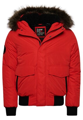 Superdry Tussenjas ‘Everest’ Bessen / Zwart