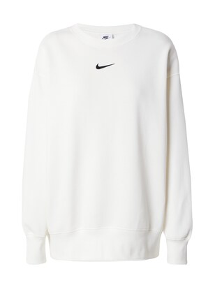 Nike Sportswear Sweatshirt ‘PHOENIX FLEECE’ Lichtbeige / Zwart